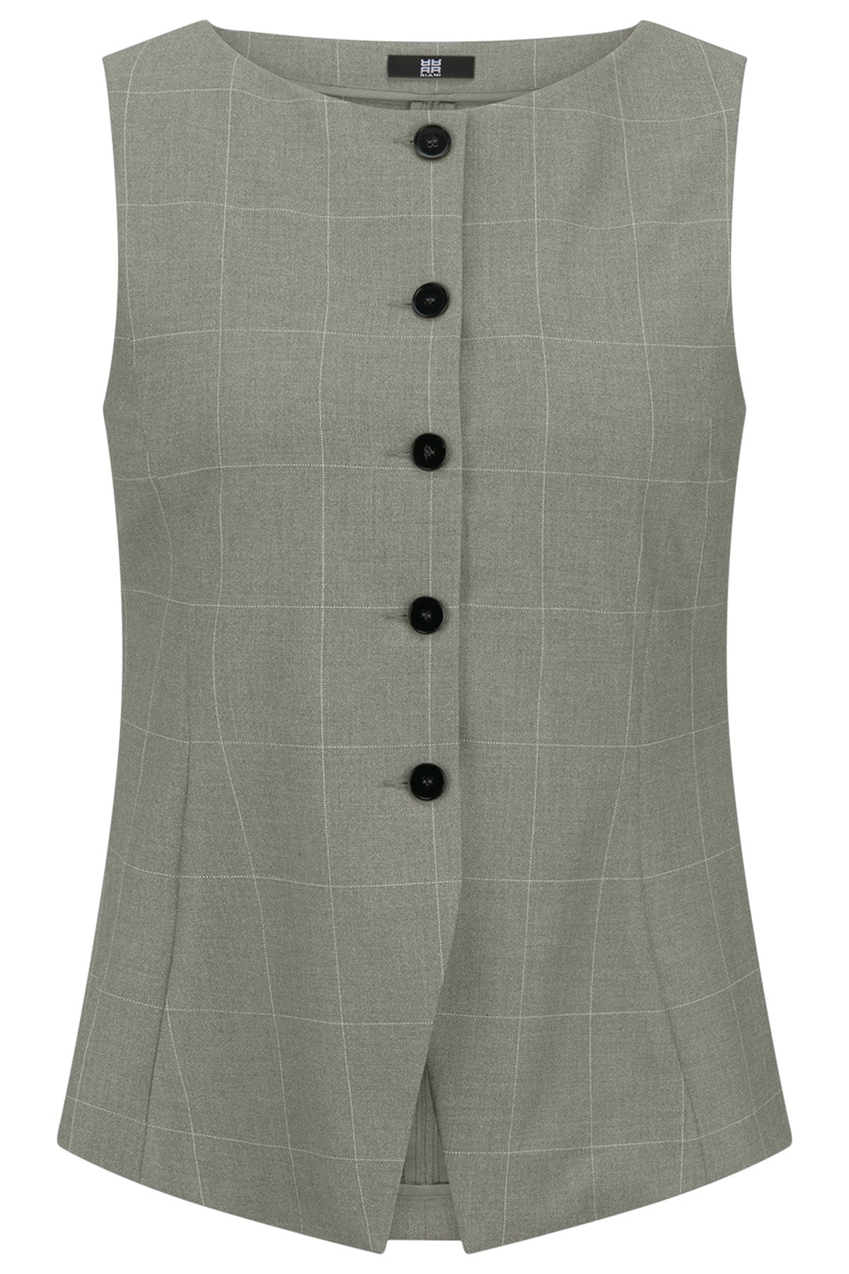 Riani Damen Weste mit Karomuster Grau rock patterned Bild 1