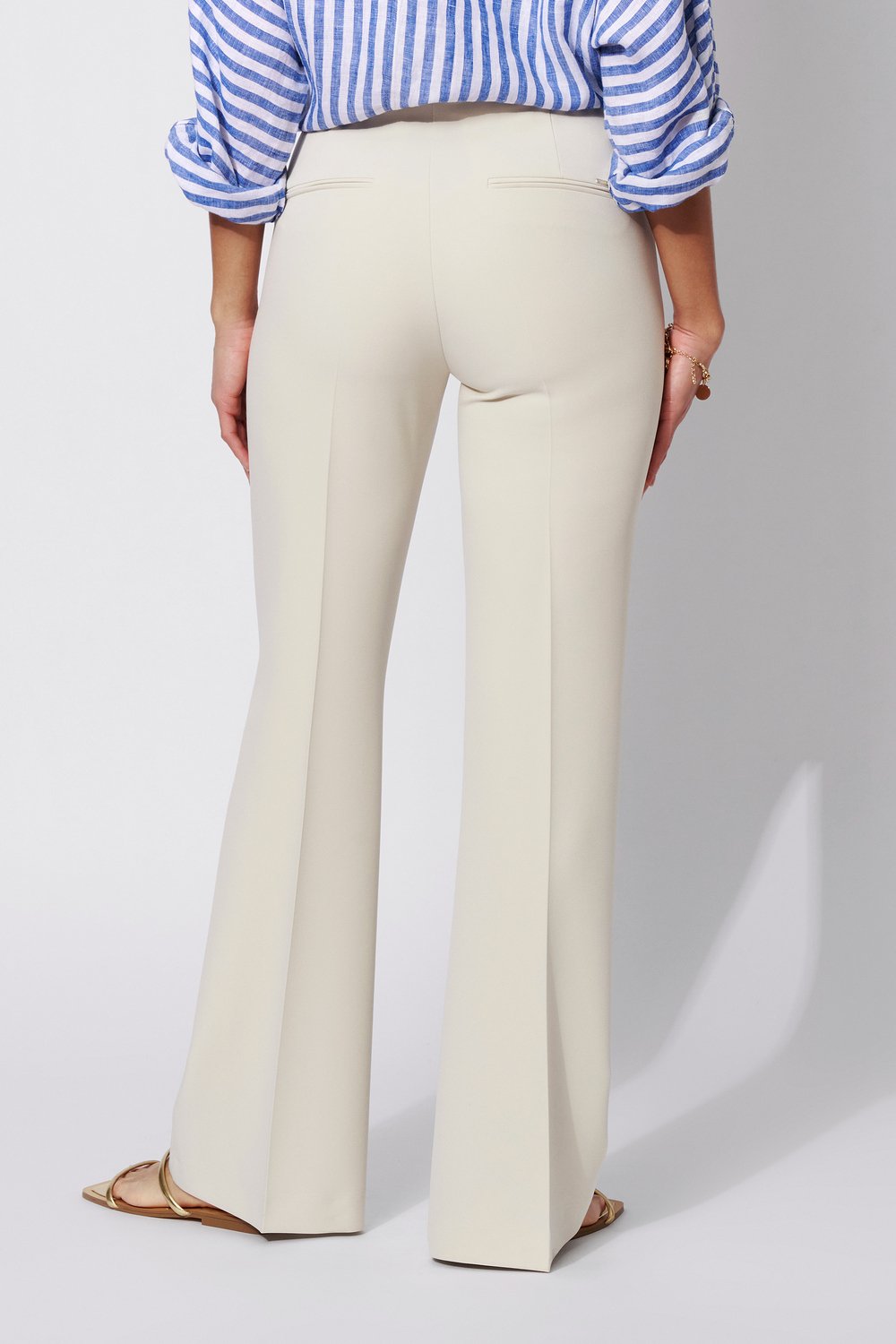 Rosner Damen Hose Audrey Flared Creme WEISS Bild 3