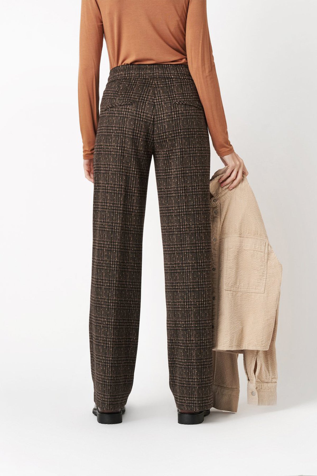 Rosner Damen Hose May Wide Leg 452 Braun chocolate Bild 3