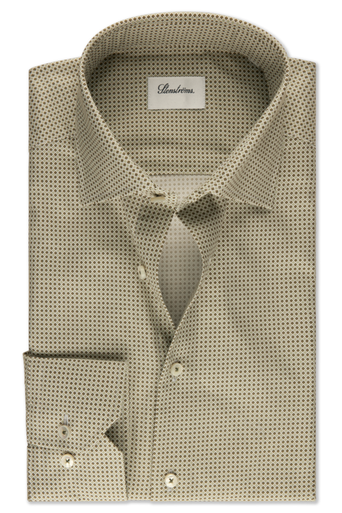 Stenströms Herren Fitted Body Hemd Grün HELLGRÜN Bild 1