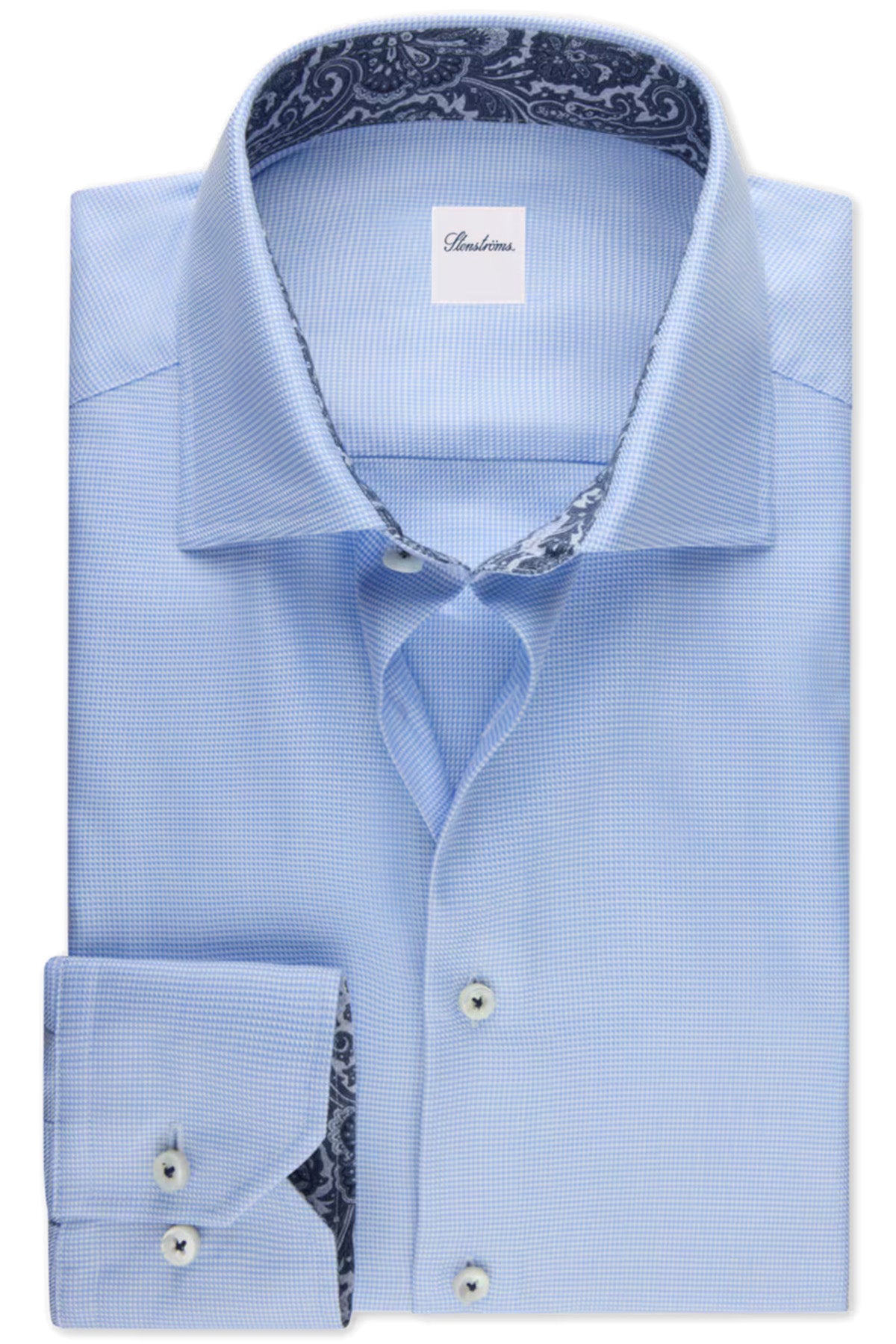 Stenströms Herren Regular Hemd Hellblau light blue Bild 1