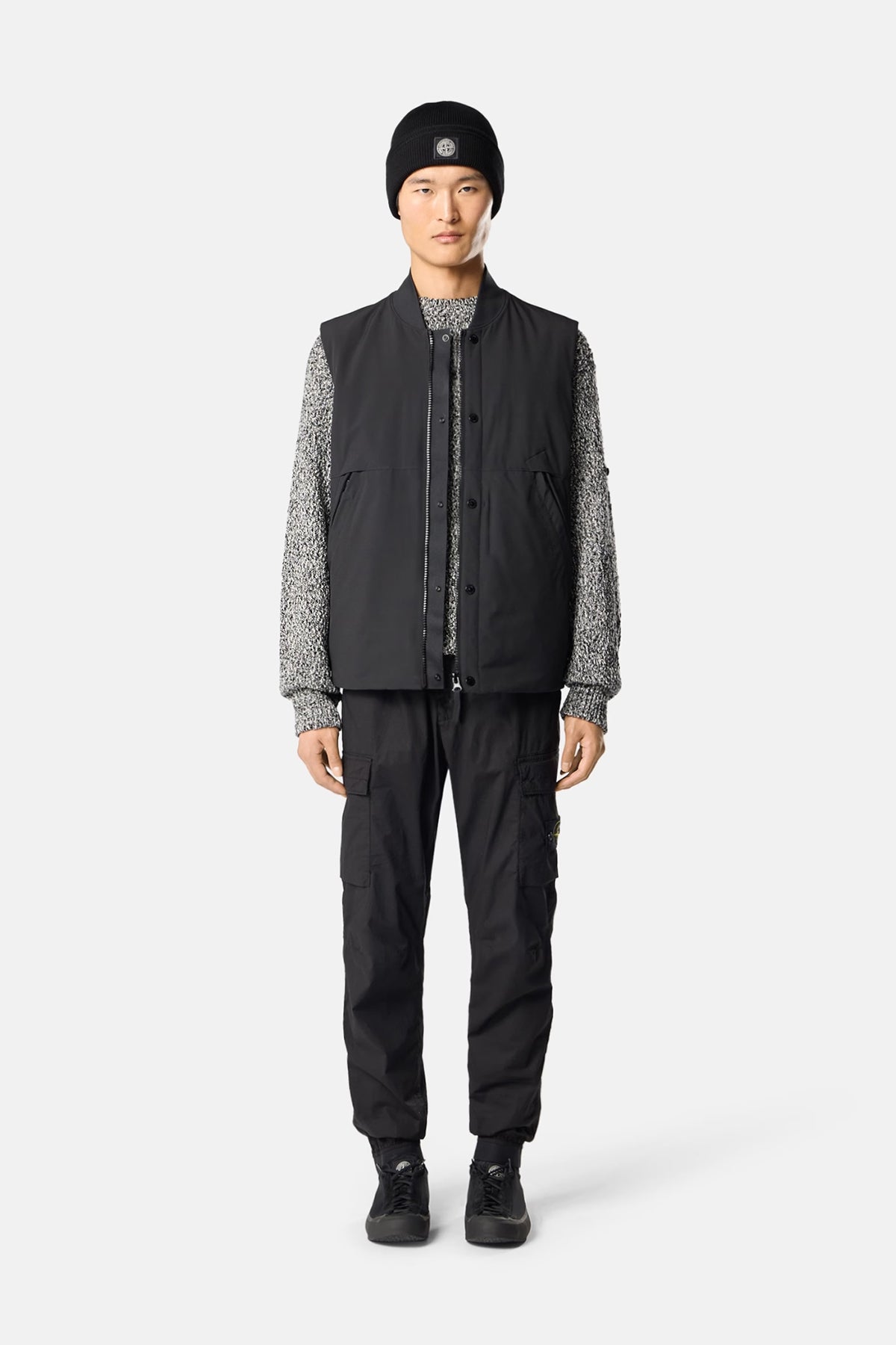 Stone Island Herren Cargohose Schwarz SCHWARZ Bild 2