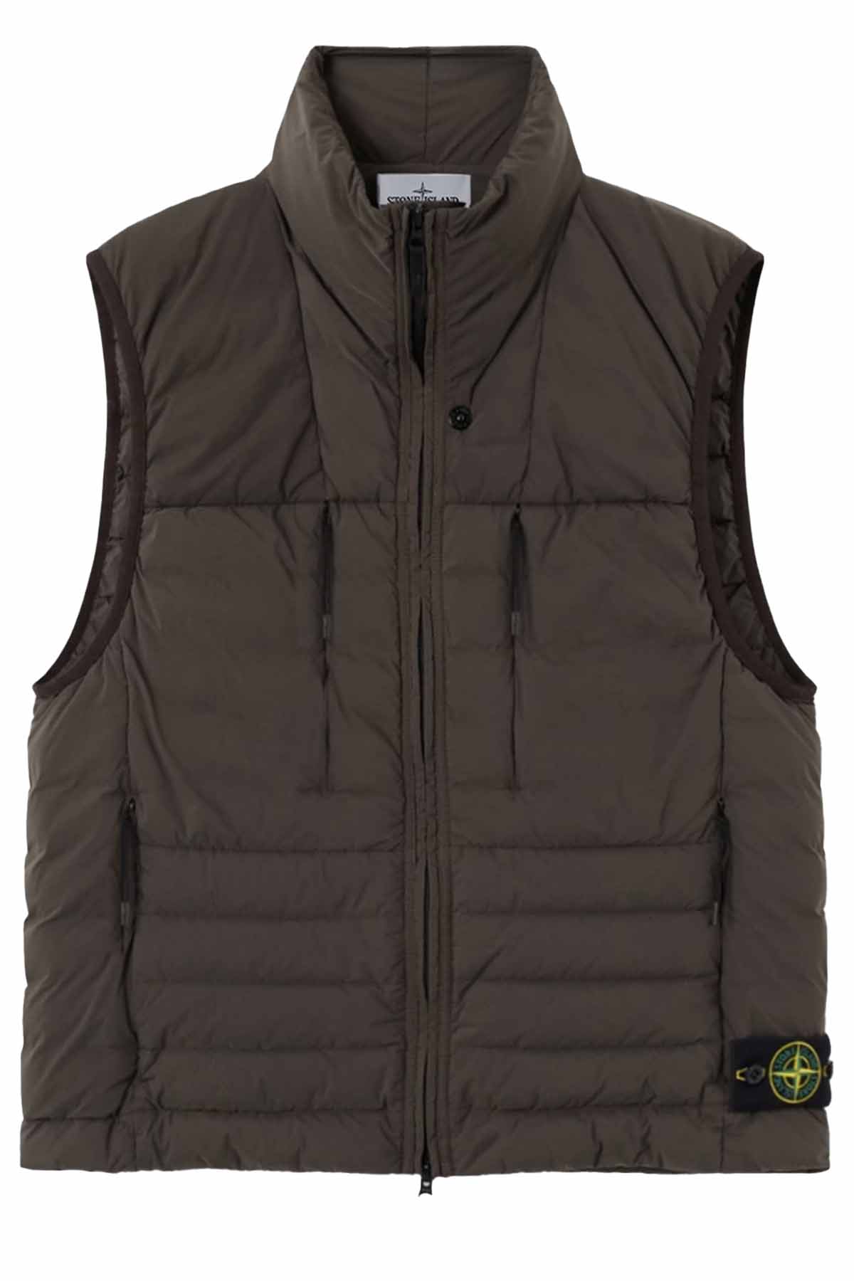Stone Island Herren Daunenweste Kohlengrau GRAU Bild 1