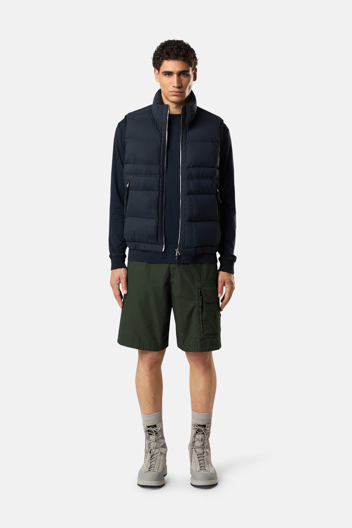Stone Island Herren Daunenweste Navy MARINE-BLAU Bild 2
