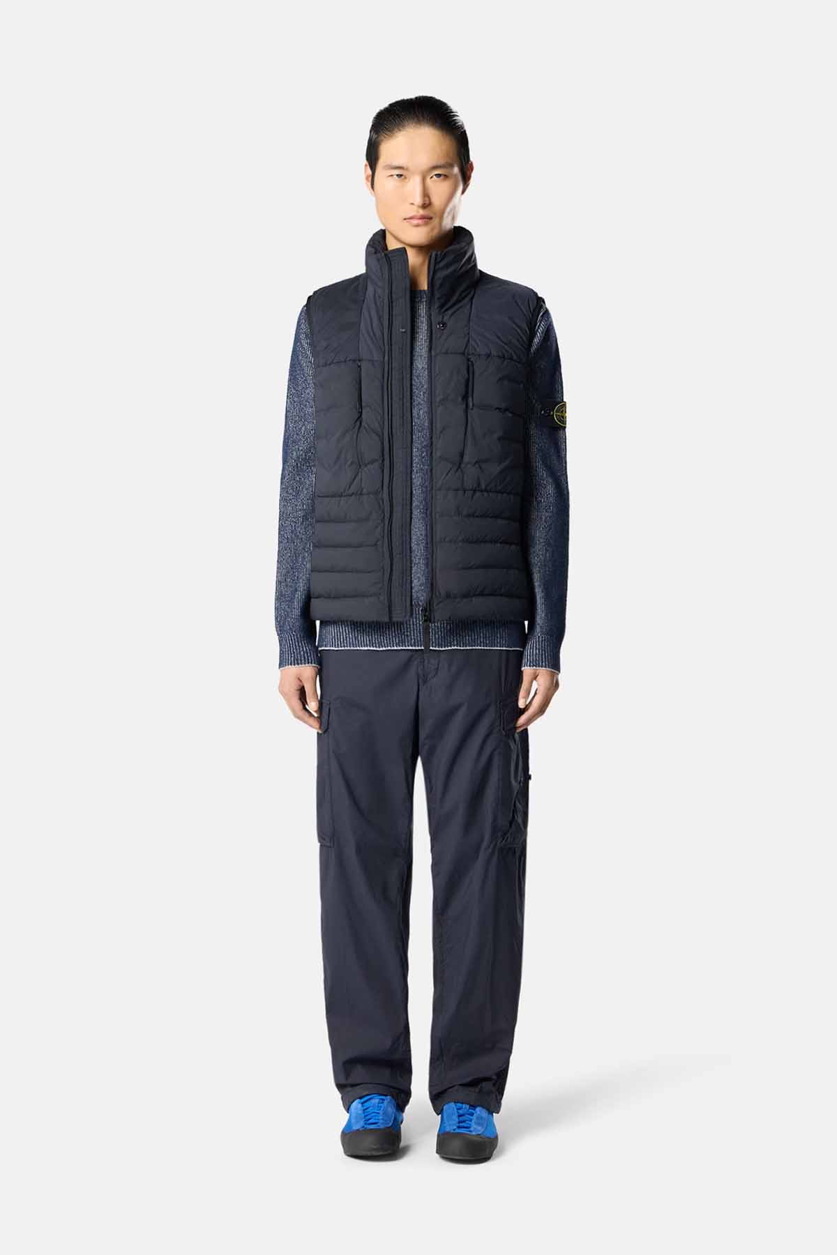 Stone Island Herren Daunenweste Navy MARINE-BLAU Bild 2