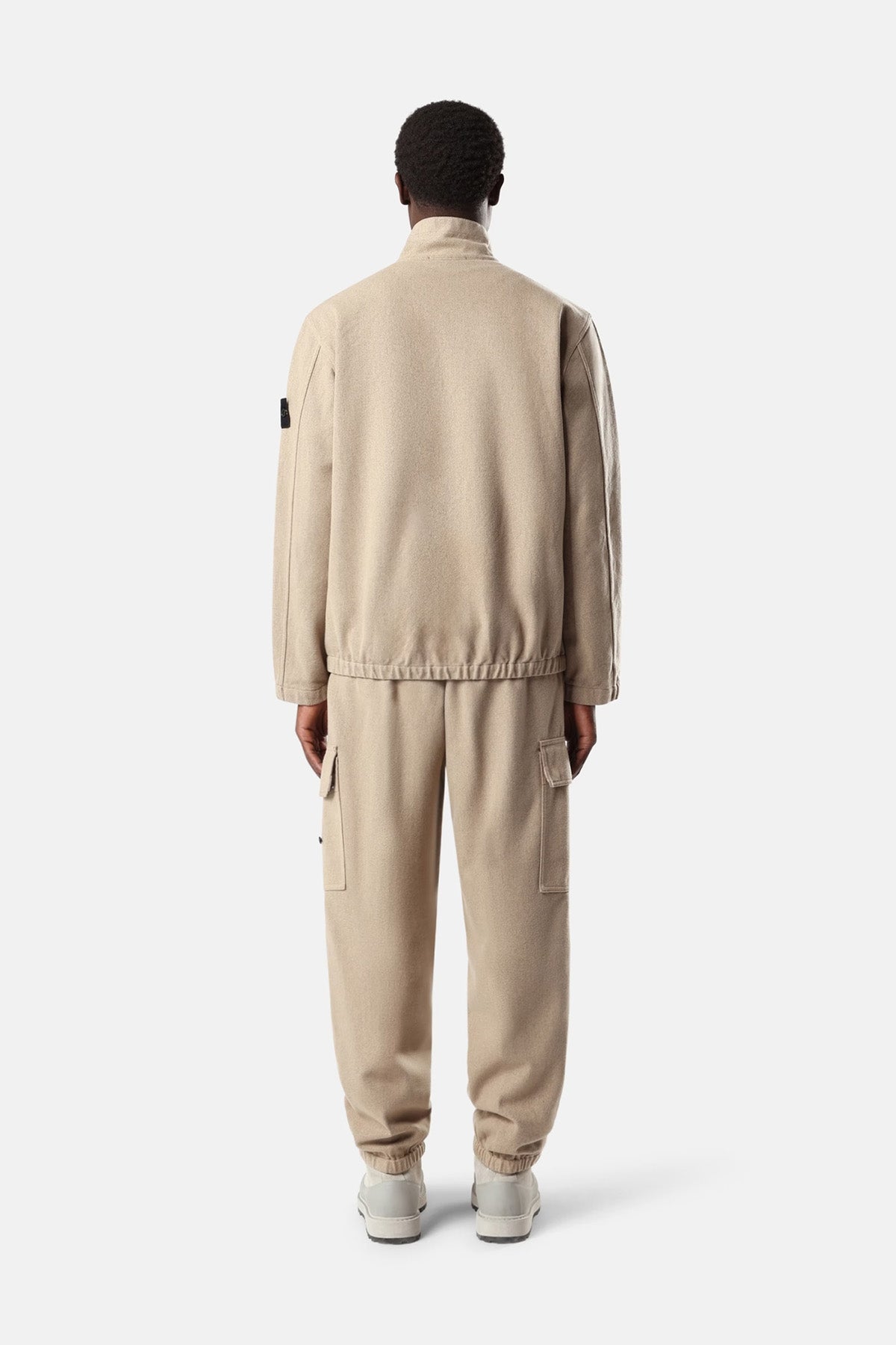 Stone Island Herren Flanell-Overshirt Graugelb BEIGE Bild 3