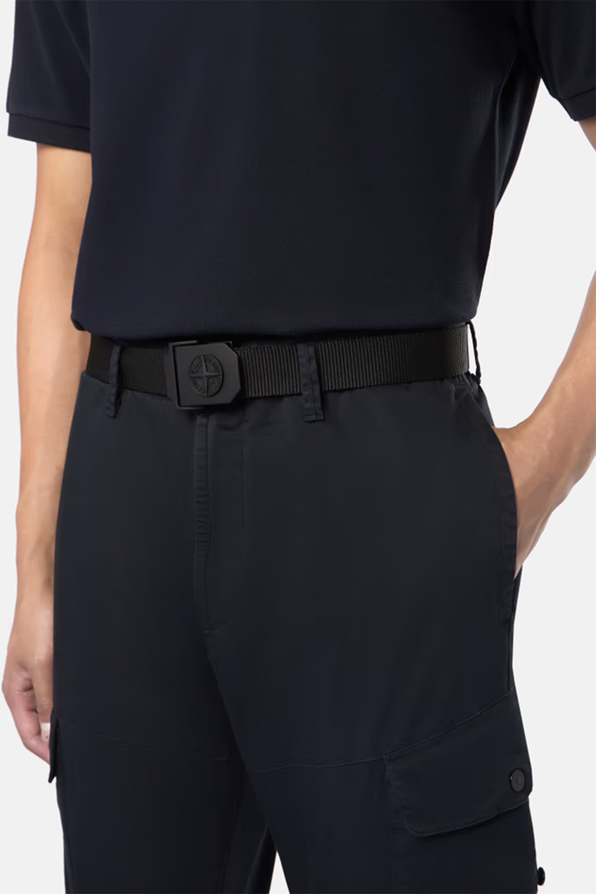 Stone Island Herren Gürtel Schwarz SCHWARZ Bild 2