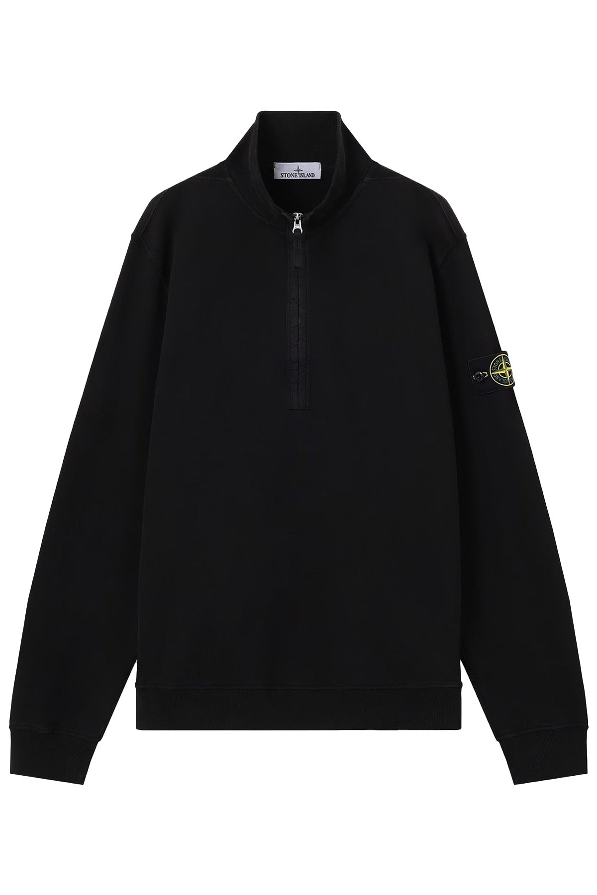 Stone Island Herren Half-Zip-Sweatshirt Schwarz SCHWARZ Bild 1