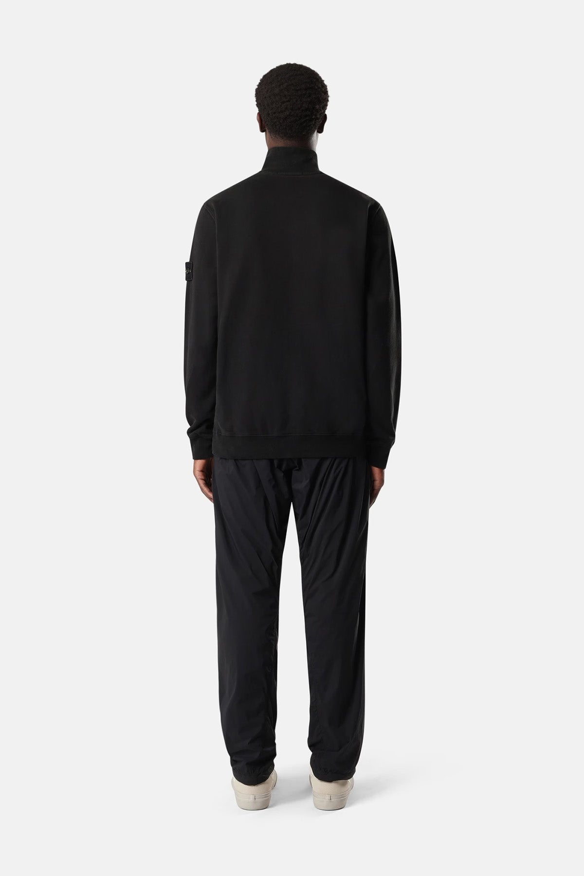 Stone Island Herren Half-Zip-Sweatshirt Schwarz SCHWARZ Bild 3