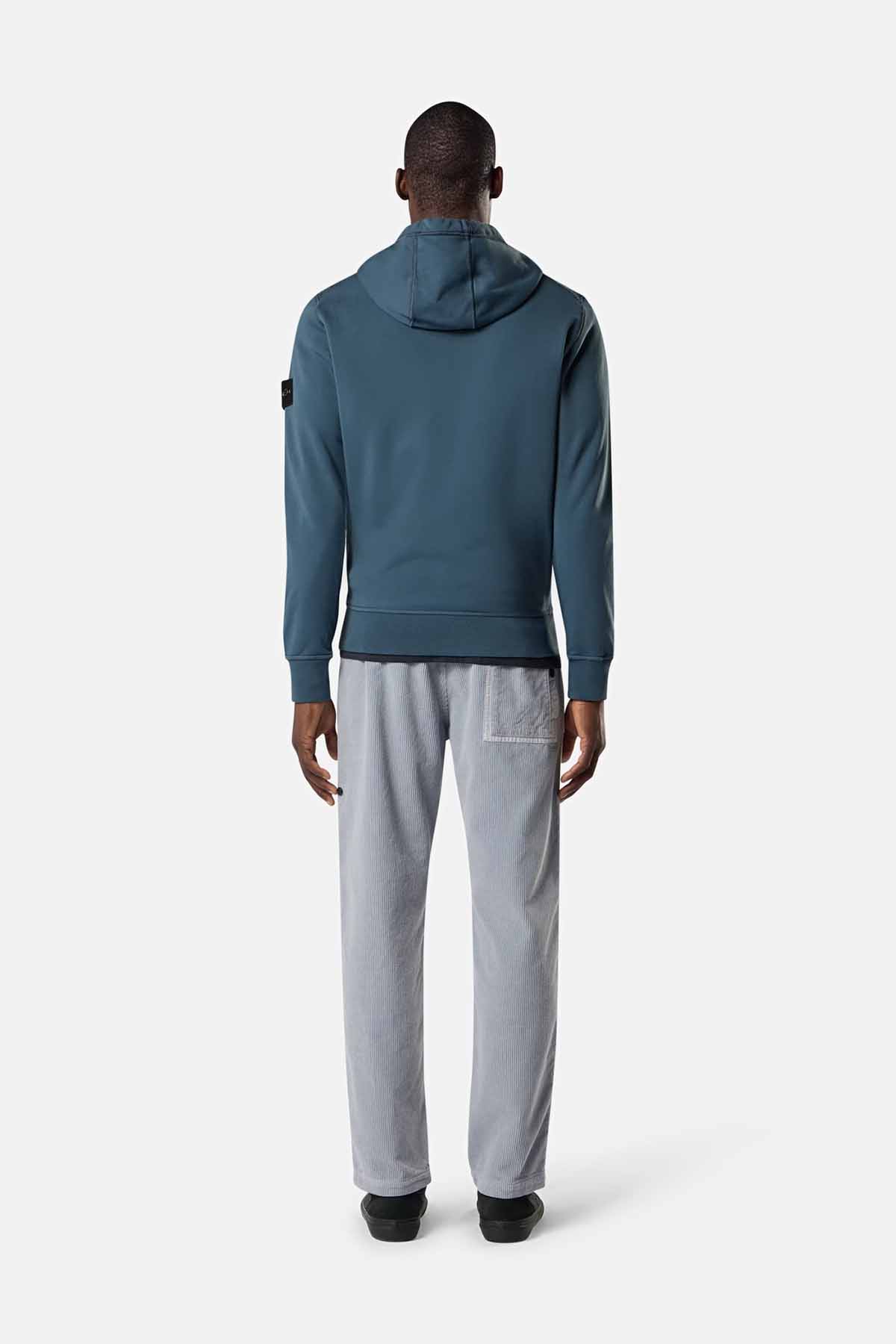 Stone Island Herren Hoodie Schieferblau BLAU Bild 3