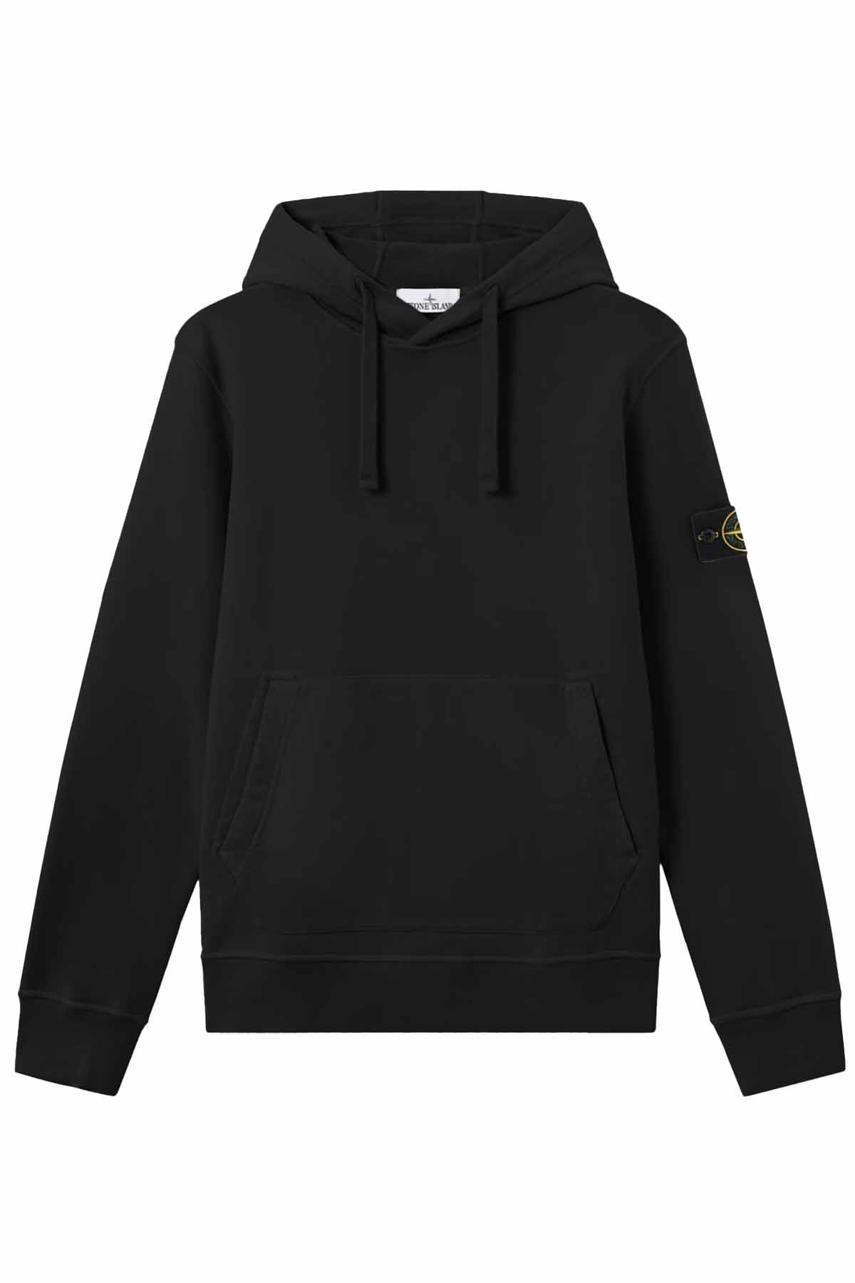 Stone Island Herren Hoodie Schwarz SCHWARZ Bild 1