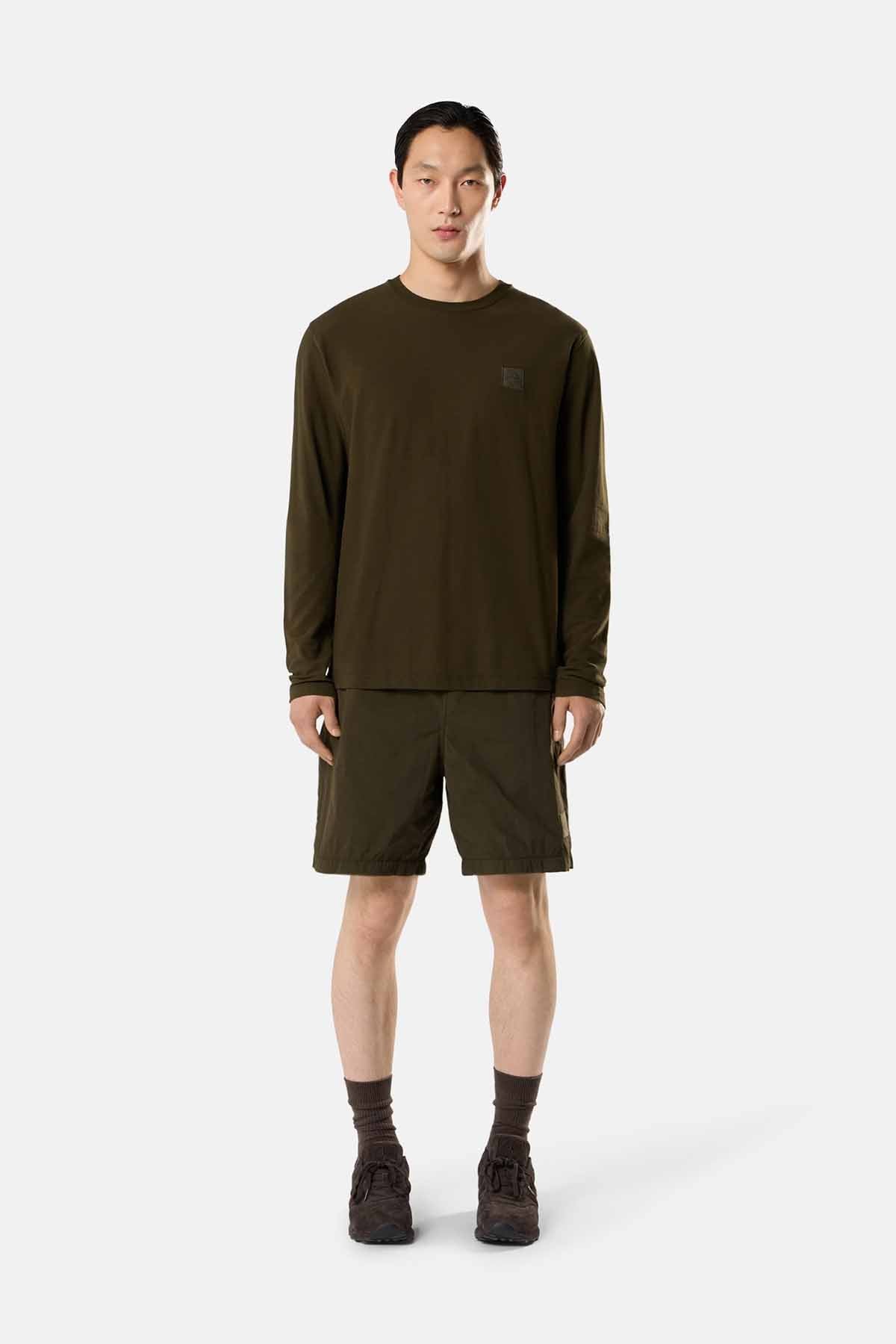 Stone Island Herren Langarmshirt Ghost Militärgrün OLIVE Bild 2