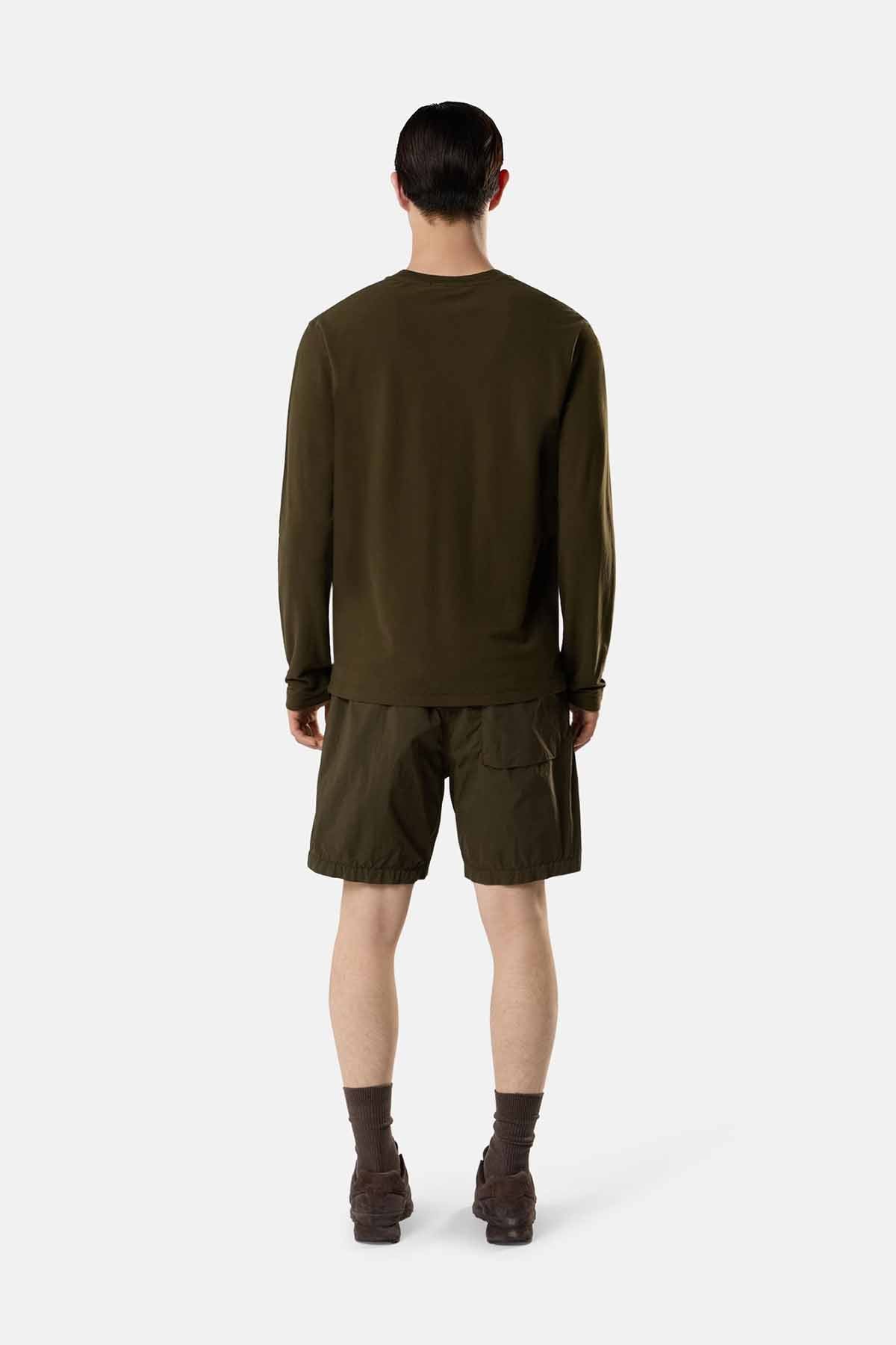 Stone Island Herren Langarmshirt Ghost Militärgrün OLIVE Bild 3