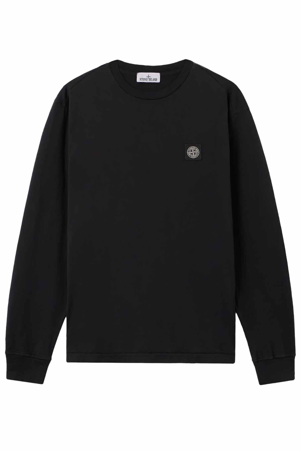 Stone Island Herren Langarmshirt Schwarz SCHWARZ Bild 1