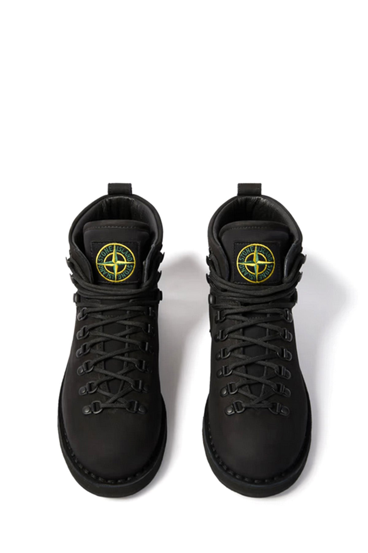 Stone Island Herren Lederstiefel Schwarz SCHWARZ Bild 5