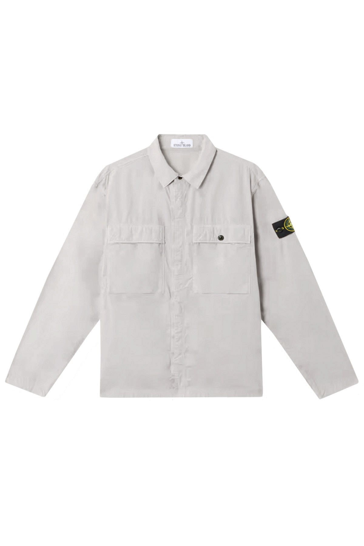 Stone Island Herren Overshirt Perlgrau HELLGRAU Bild 1