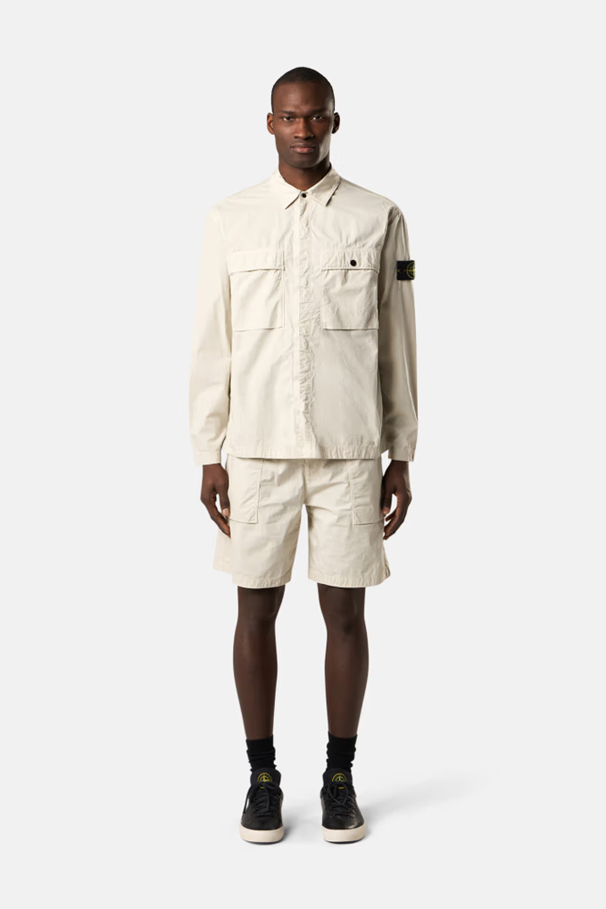 Stone Island Herren Overshirt Sand BEIGE Bild 2
