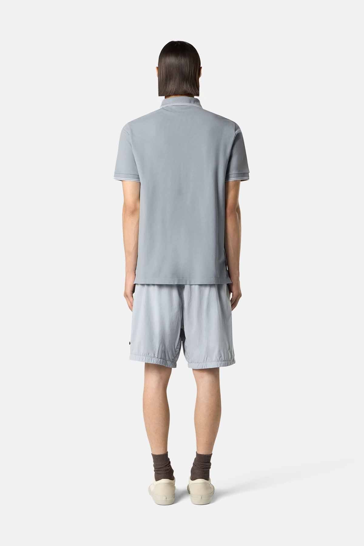 Stone Island Herren Pique-Poloshirt Aschegrau GRAU Bild 3