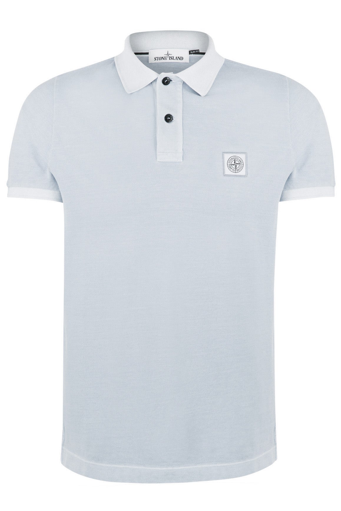 Stone Island Herren Poloshirt Himmelblau HELLBLAU Bild 1