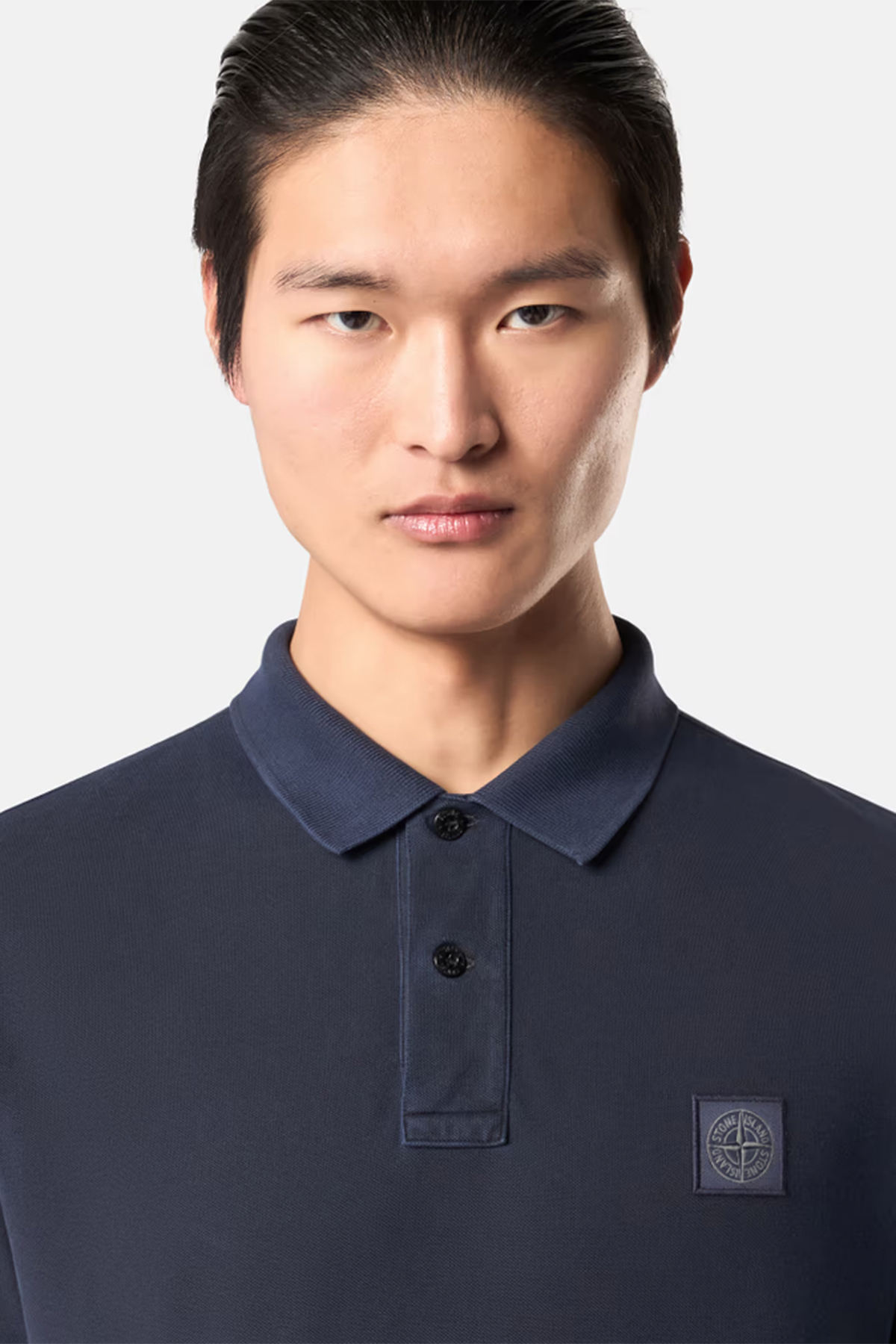 Stone Island Herren Poloshirt Navy MARINE-BLAU Bild 2