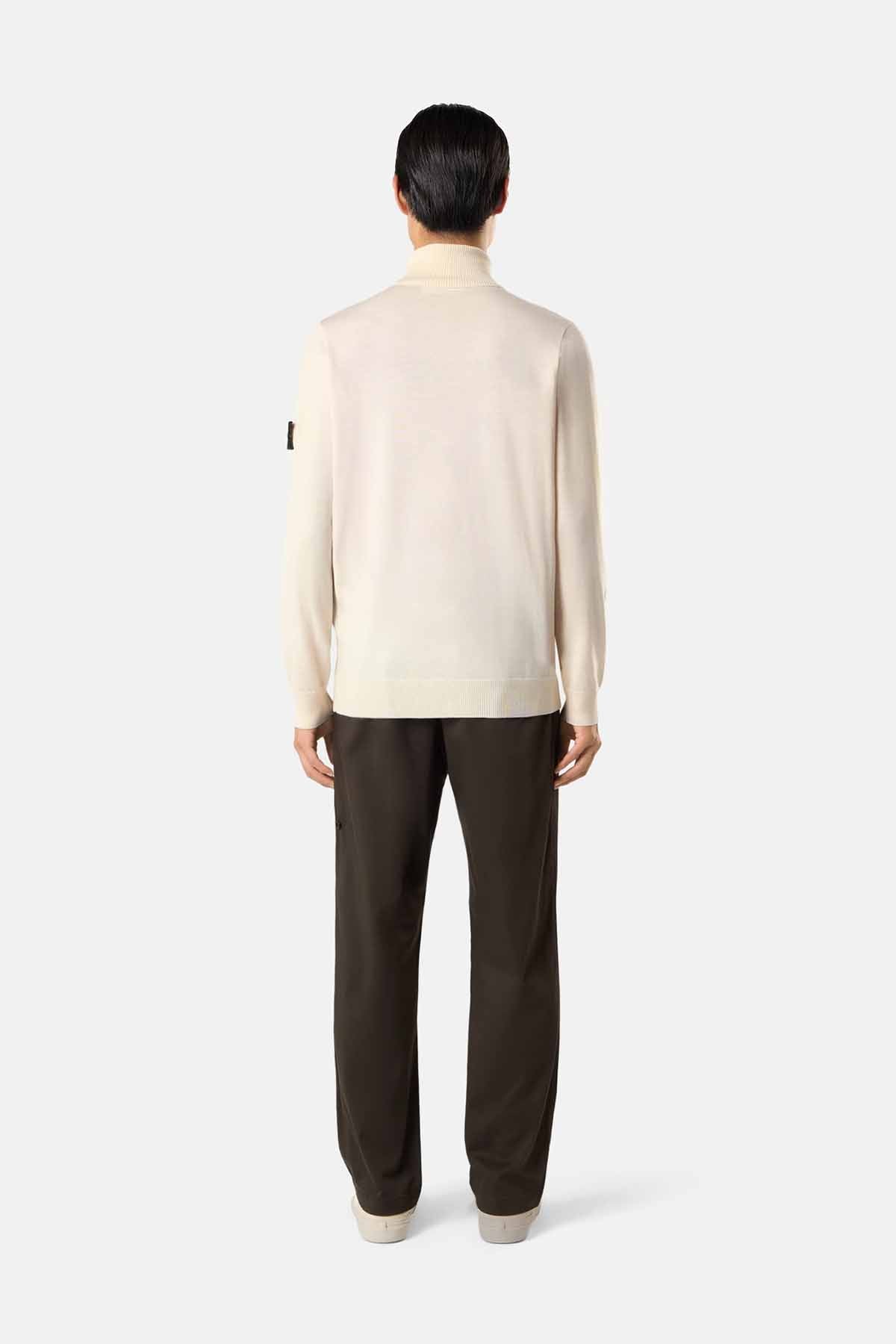 Stone Island Herren Rollkragenpullover Elfenbeinfarben NATUR-WEISS Bild 3