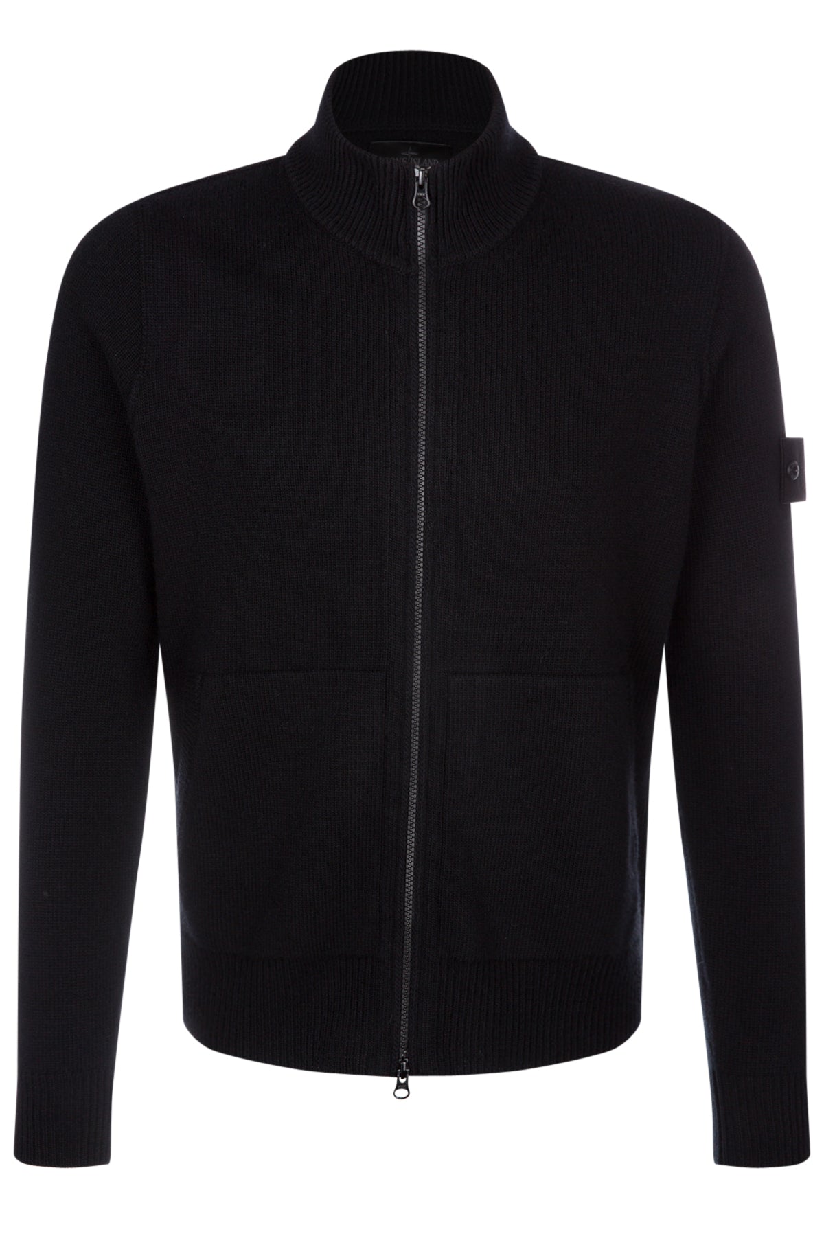 Stone Island Herren Strickjacke Ghost Schwarz SCHWARZ Bild 1