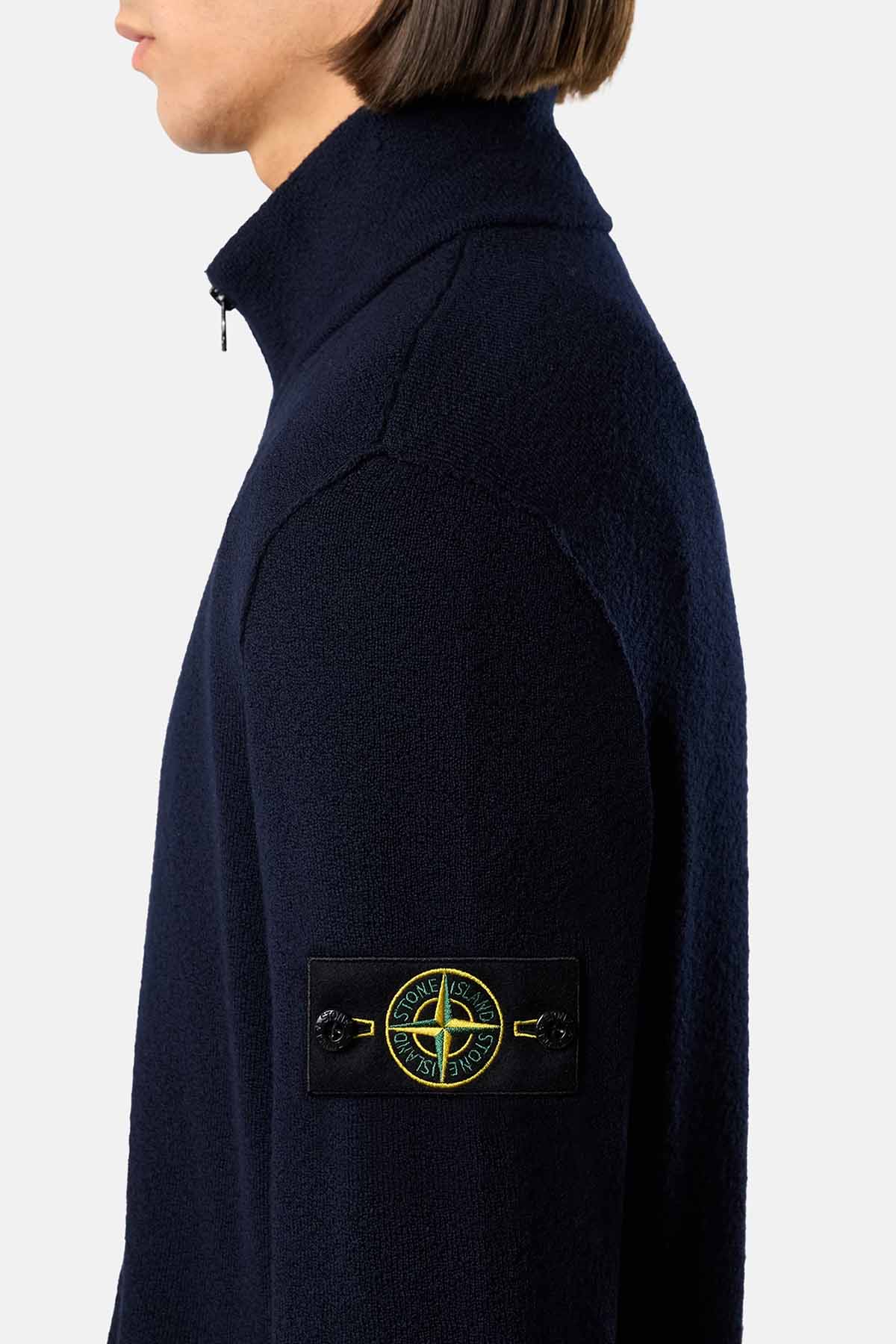 Stone Island Herren Strickjacke Meeresblau MARINE-BLAU Bild 4