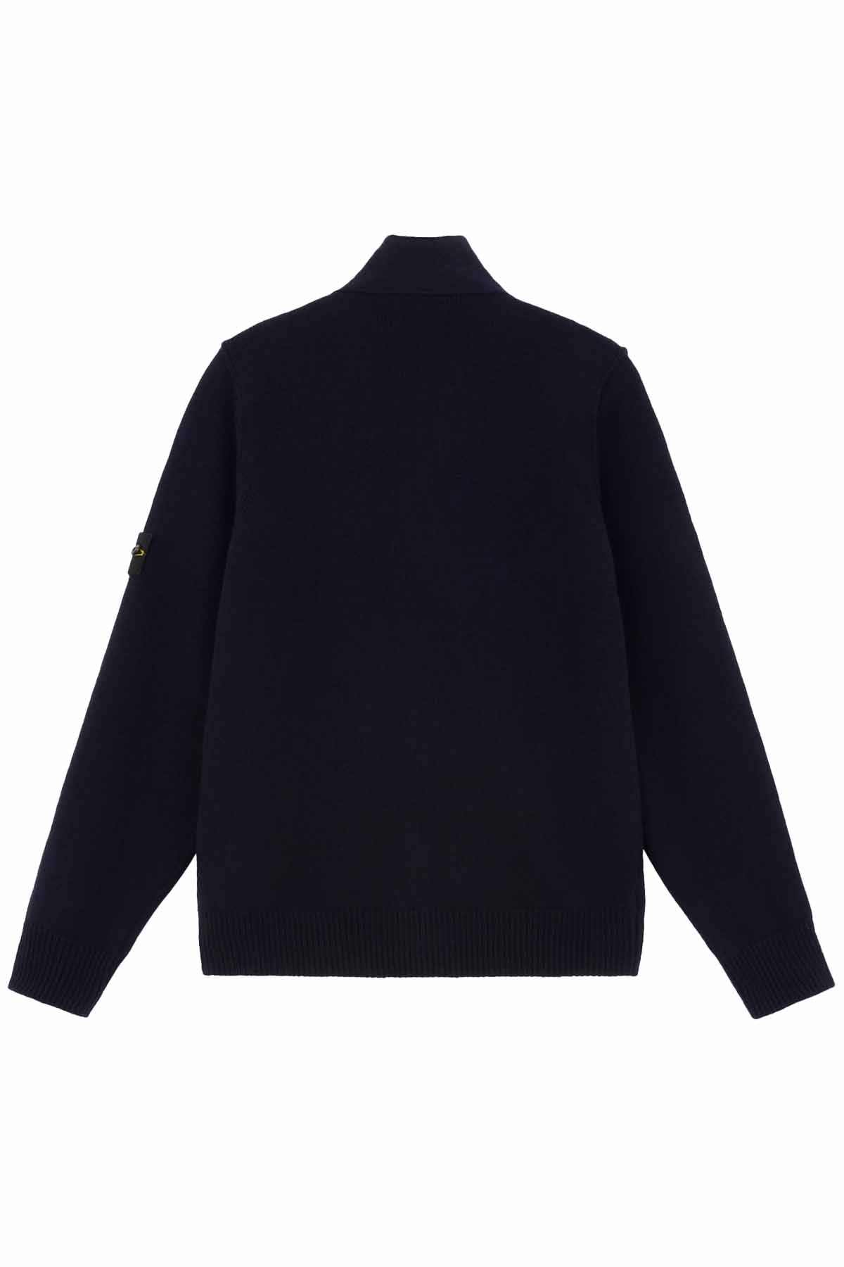 Stone Island Herren Strickjacke Meeresblau MARINE-BLAU Bild 2