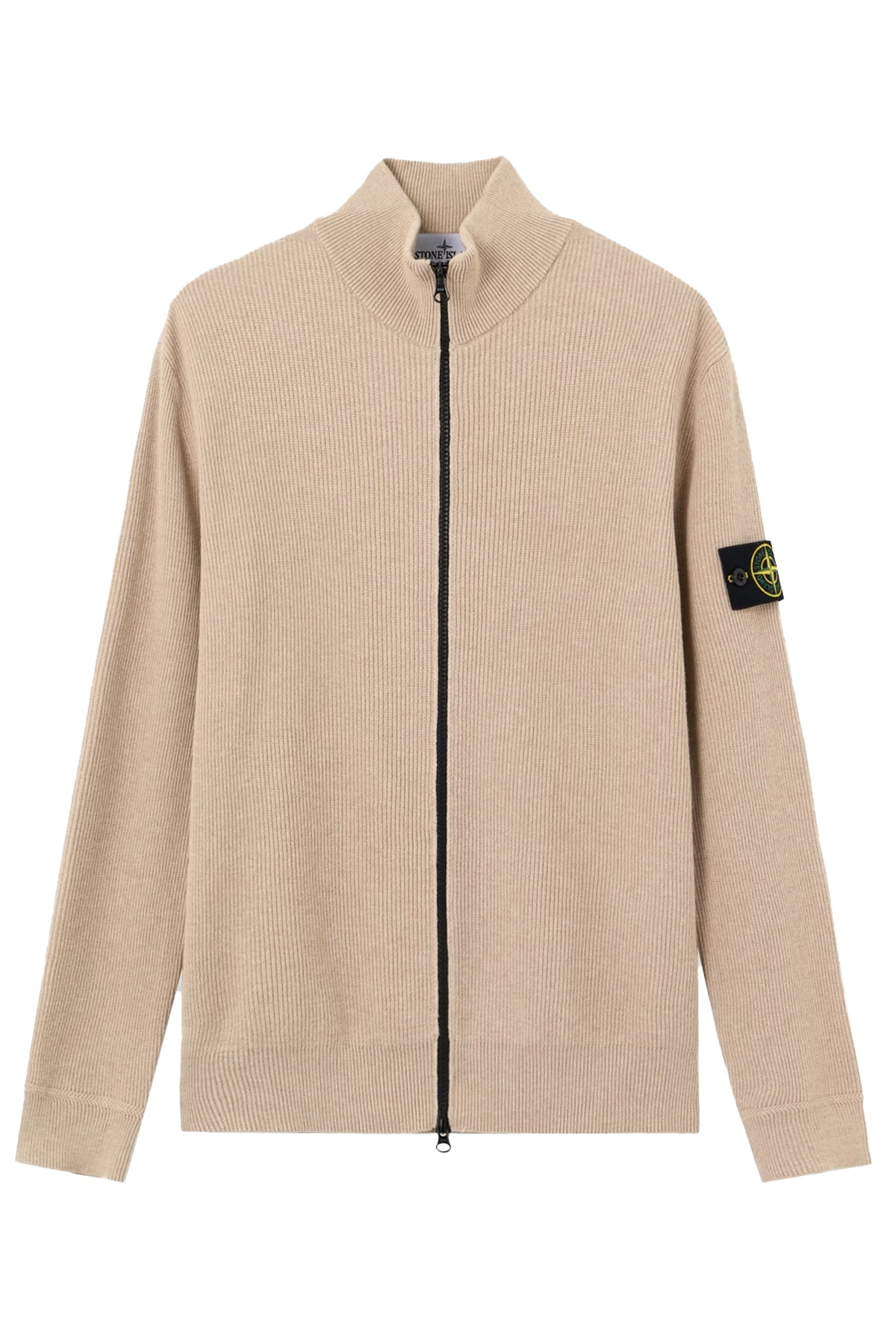 Stone Island Herren Strickjacke Wüste Meliert BEIGE Bild 1
