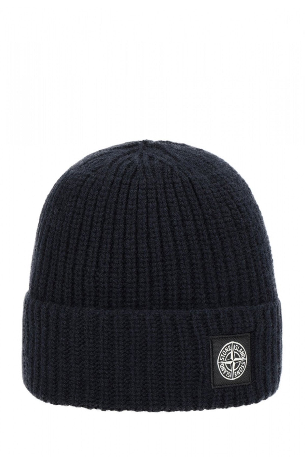 Stone Island Herren Strickmütze Navy MARINE-BLAU Bild 1
