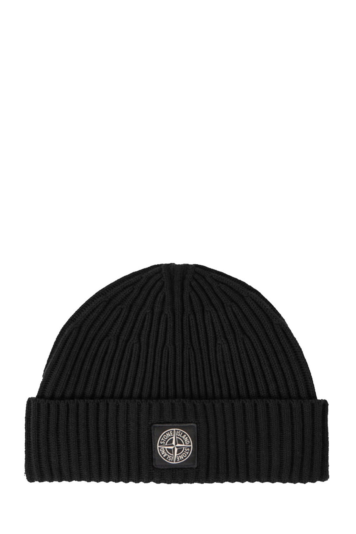 Stone Island Herren Strickmütze Schwarz SCHWARZ Bild 1
