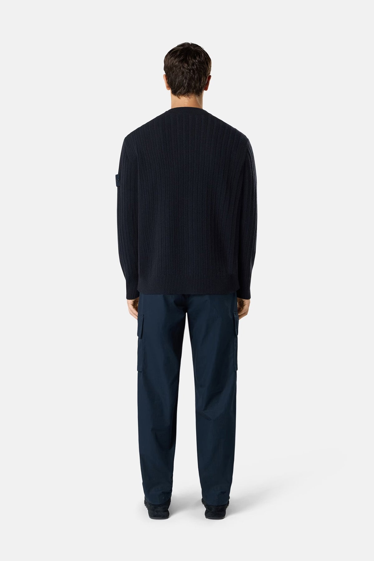 Stone Island Herren Strickpullover Ghost Navy MARINE-BLAU Bild 3