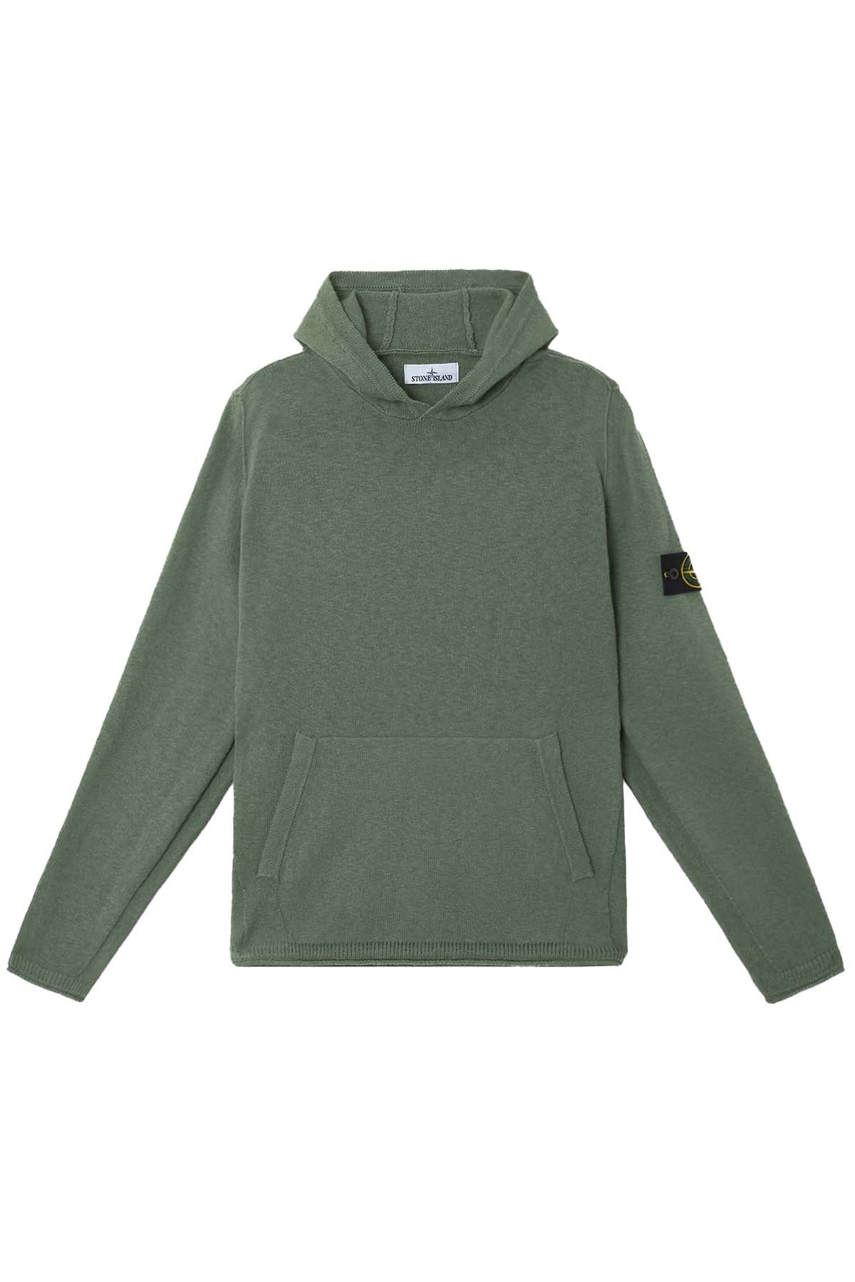 Stone Island Herren Strickpullover Moschusgrün TAUPE Bild 1