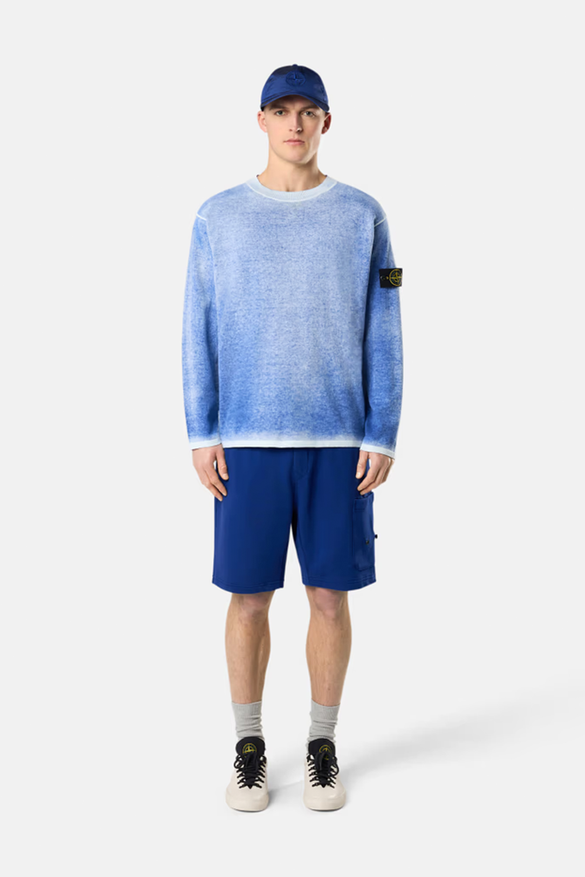 Stone Island Herren Strickpullover Navy MARINE-BLAU Bild 2