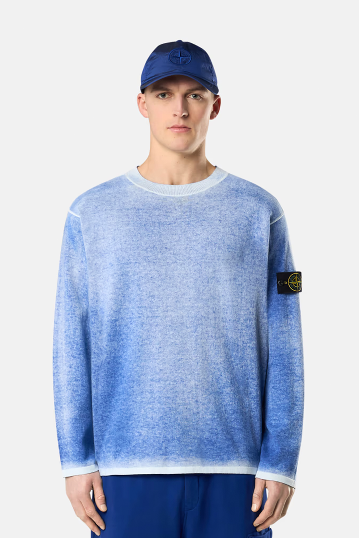 Stone Island Herren Strickpullover Navy MARINE-BLAU Bild 3