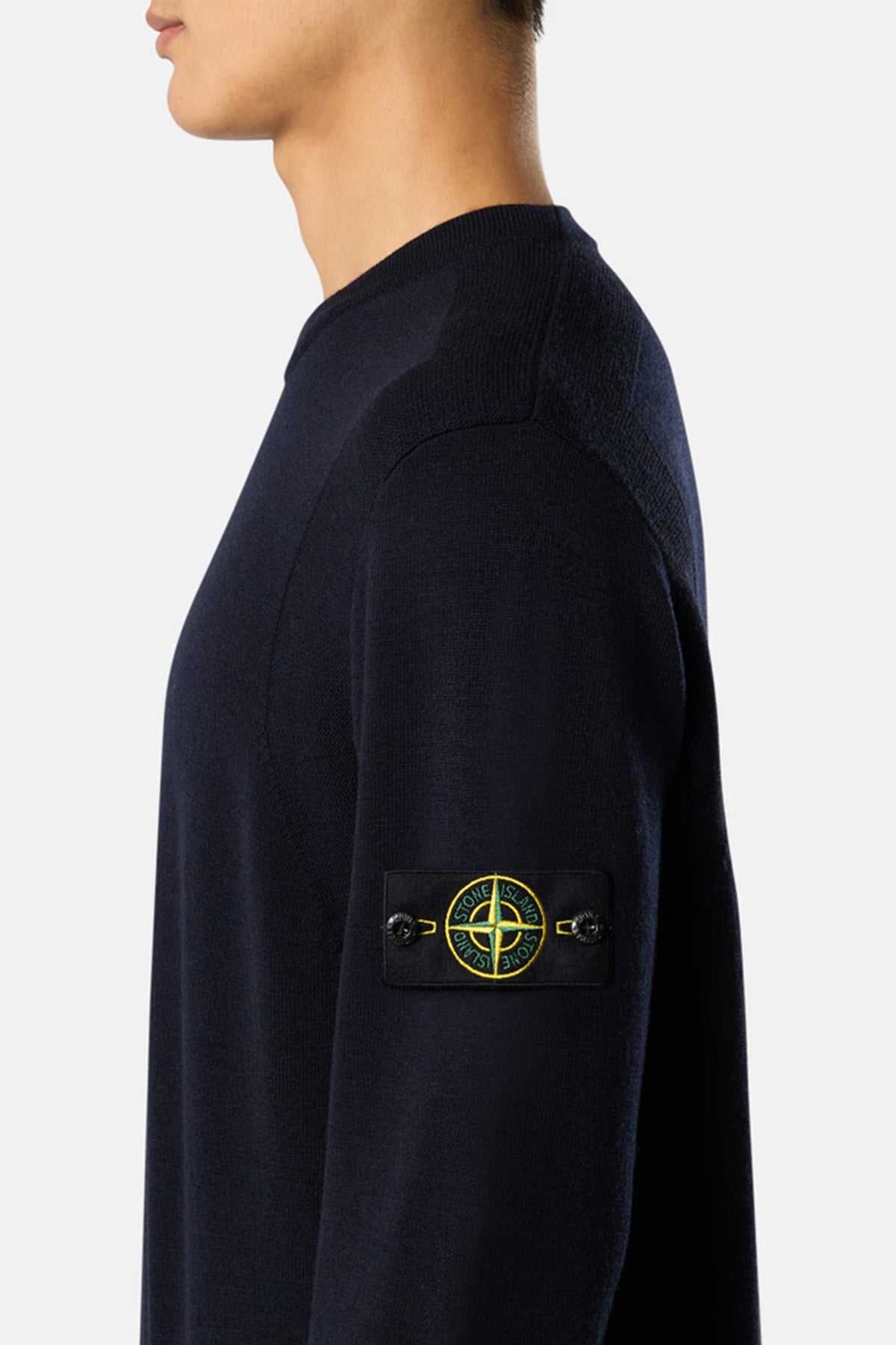 Stone Island Herren Strickpullover Navy v0020 Bild 4