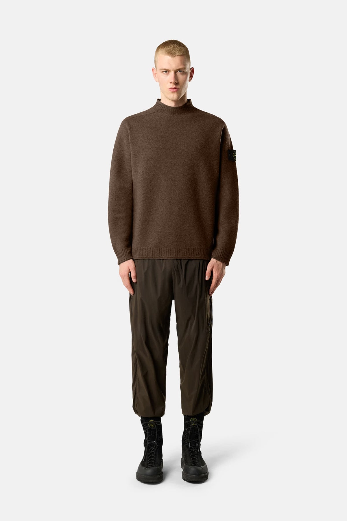 Stone Island Herren Strickpullover Umbra BRAUN Bild 2