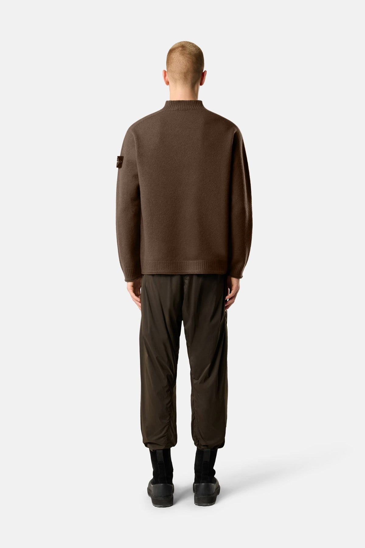 Stone Island Herren Strickpullover Umbra BRAUN Bild 3