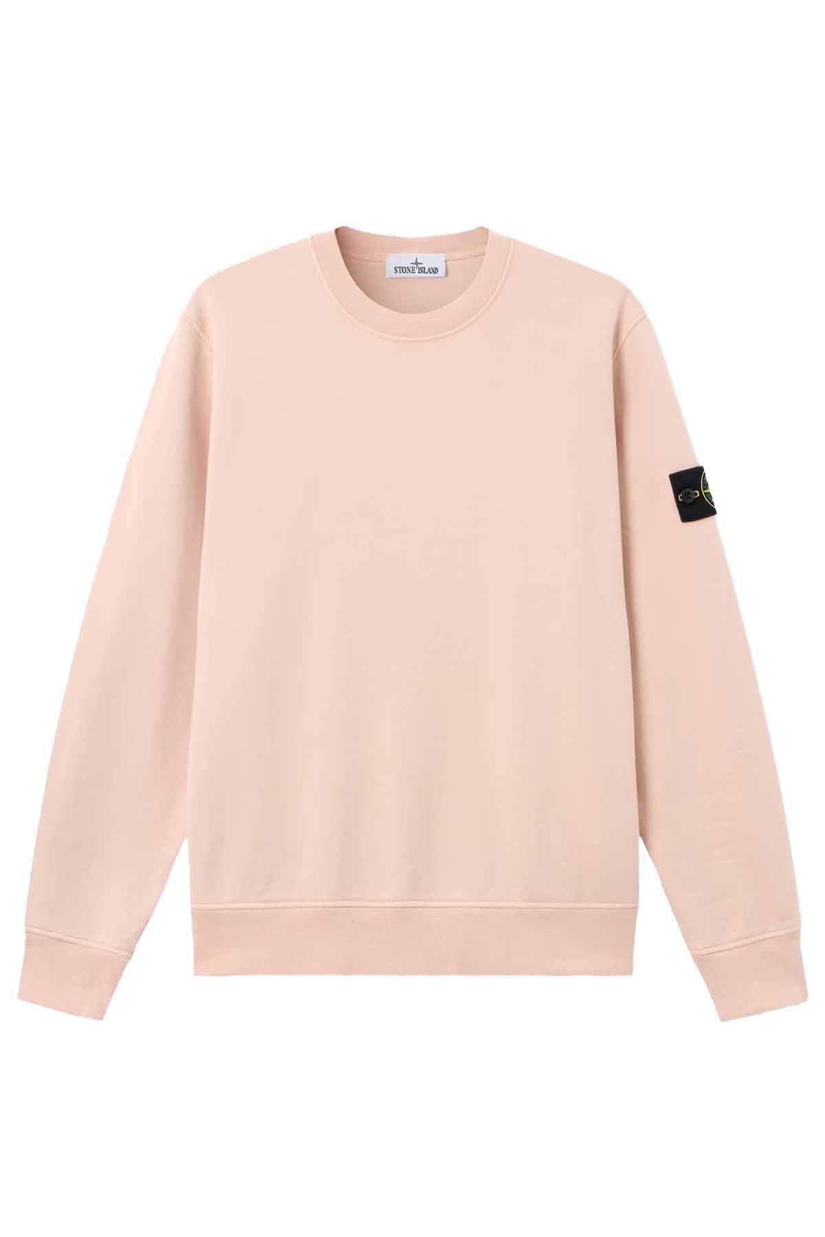 Stone Island Herren Sweatshirt Antikrosa ROSA Bild 1