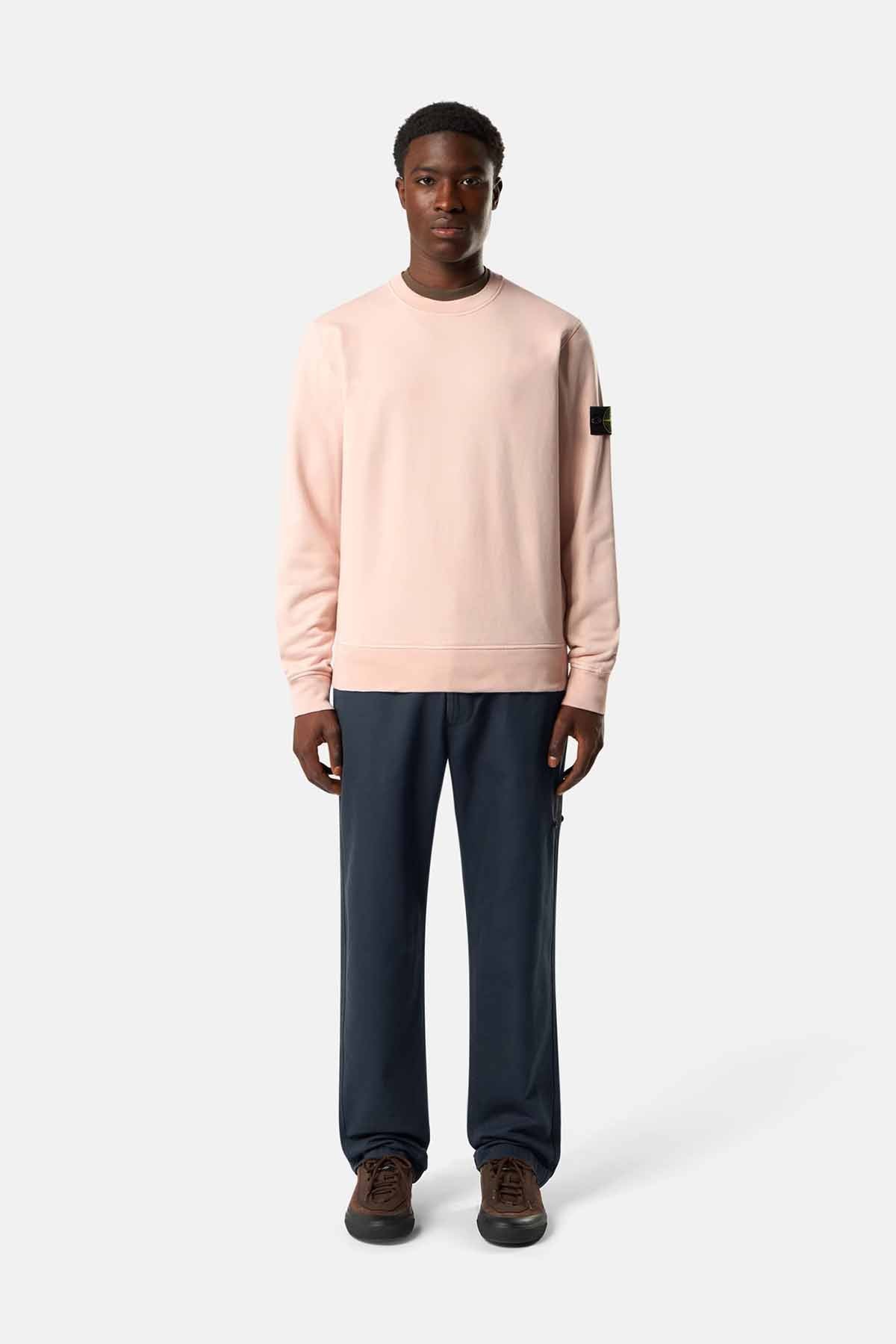 Stone Island Herren Sweatshirt Antikrosa ROSA Bild 2