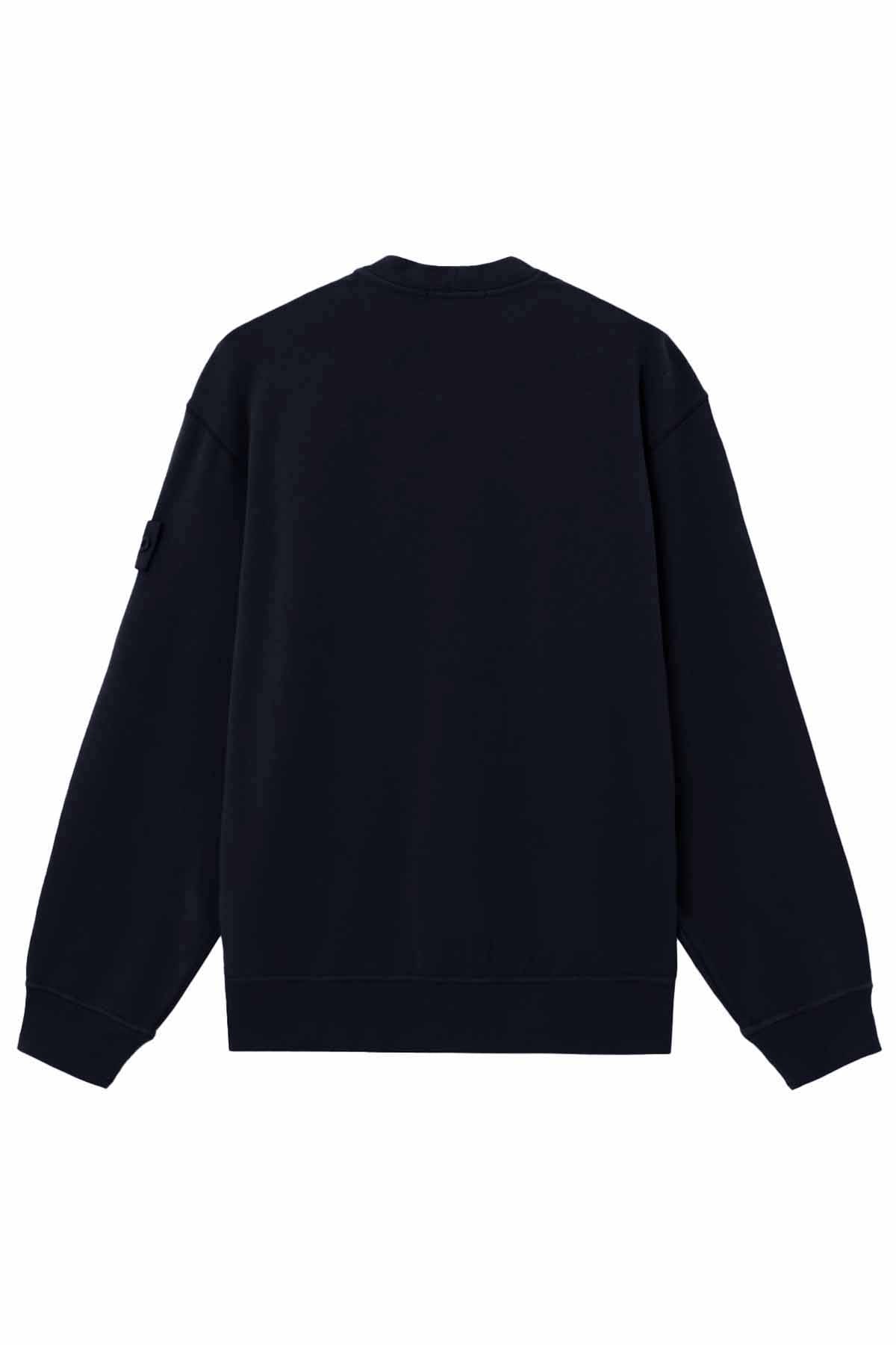 Stone Island Herren Sweatshirt Ghost Meeresblau MARINE-BLAU Bild 2