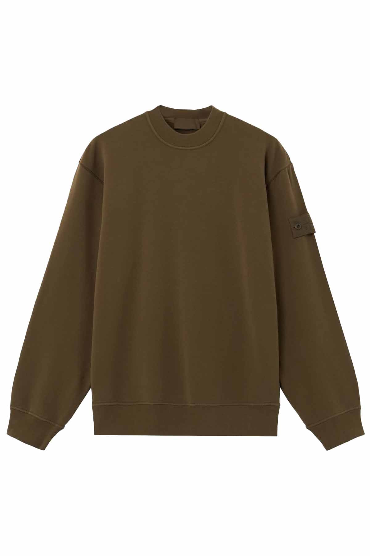 Stone Island Herren Sweatshirt Ghost Militärgrün OLIVE Bild 1