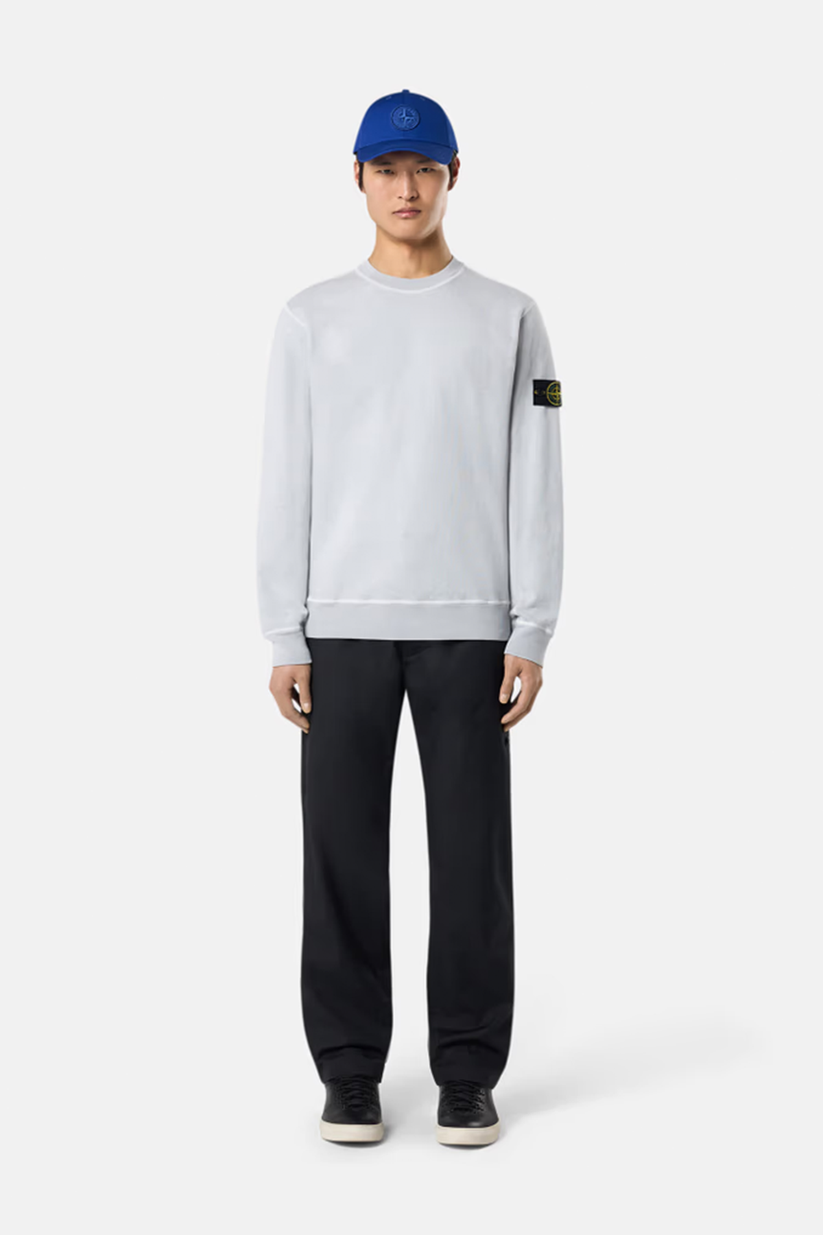 Stone Island Herren Sweatshirt Perlgrau HELLGRAU Bild 2