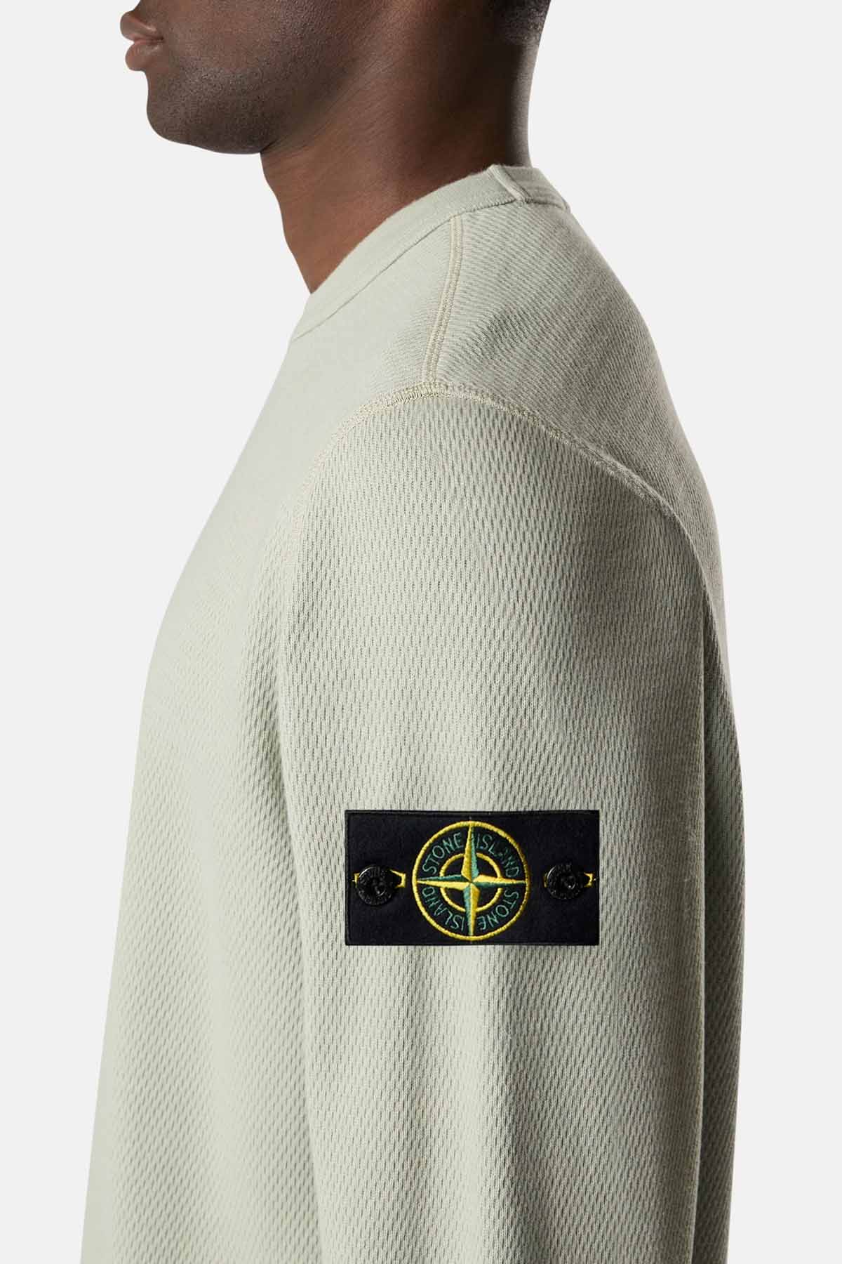 Stone Island Herren Sweatshirt Salbeigrün HELLGRÜN Bild 5