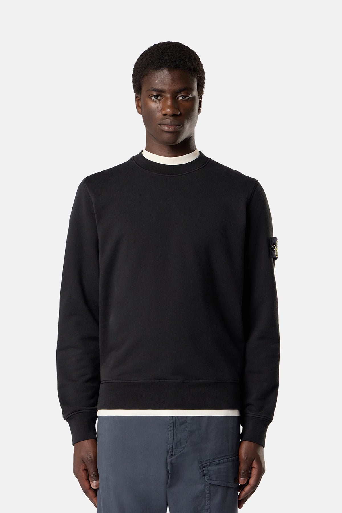 Stone Island Herren Sweatshirt Schwarz SCHWARZ Bild 2