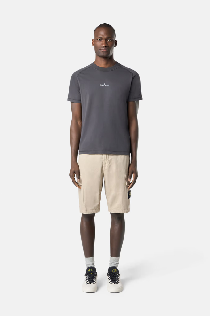 Stone Island Herren T-Shirt Anthrazit Grau ANTHRAZIT GRAU Bild 2