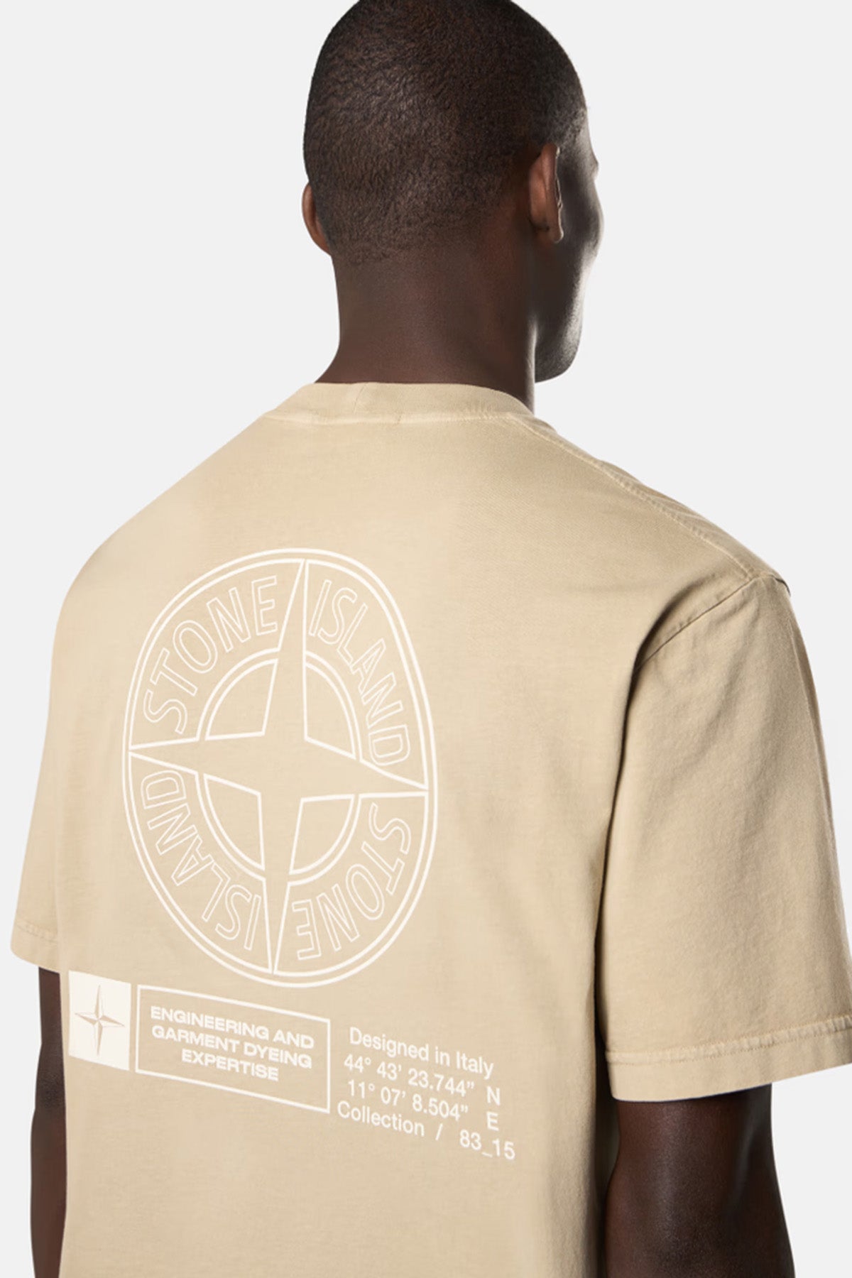 Stone Island Herren T-Shirt mit Print Desert v009a Bild 4