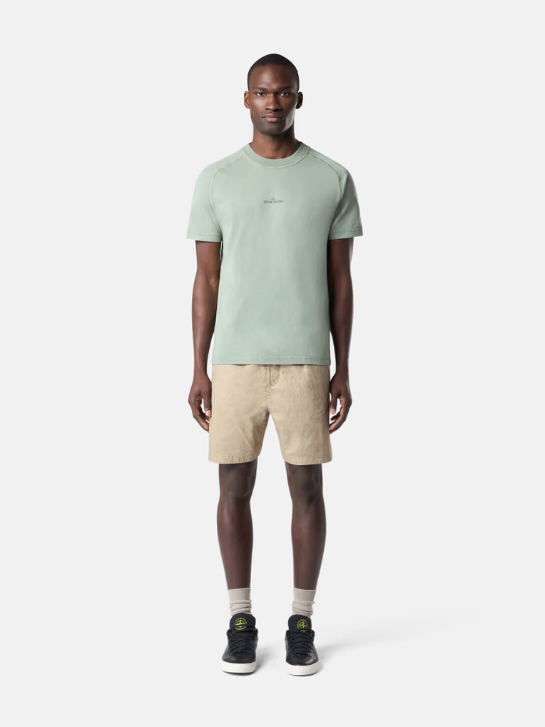 Stone Island Herren T-Shirt Salbeigrün HELLGRÜN Bild 2