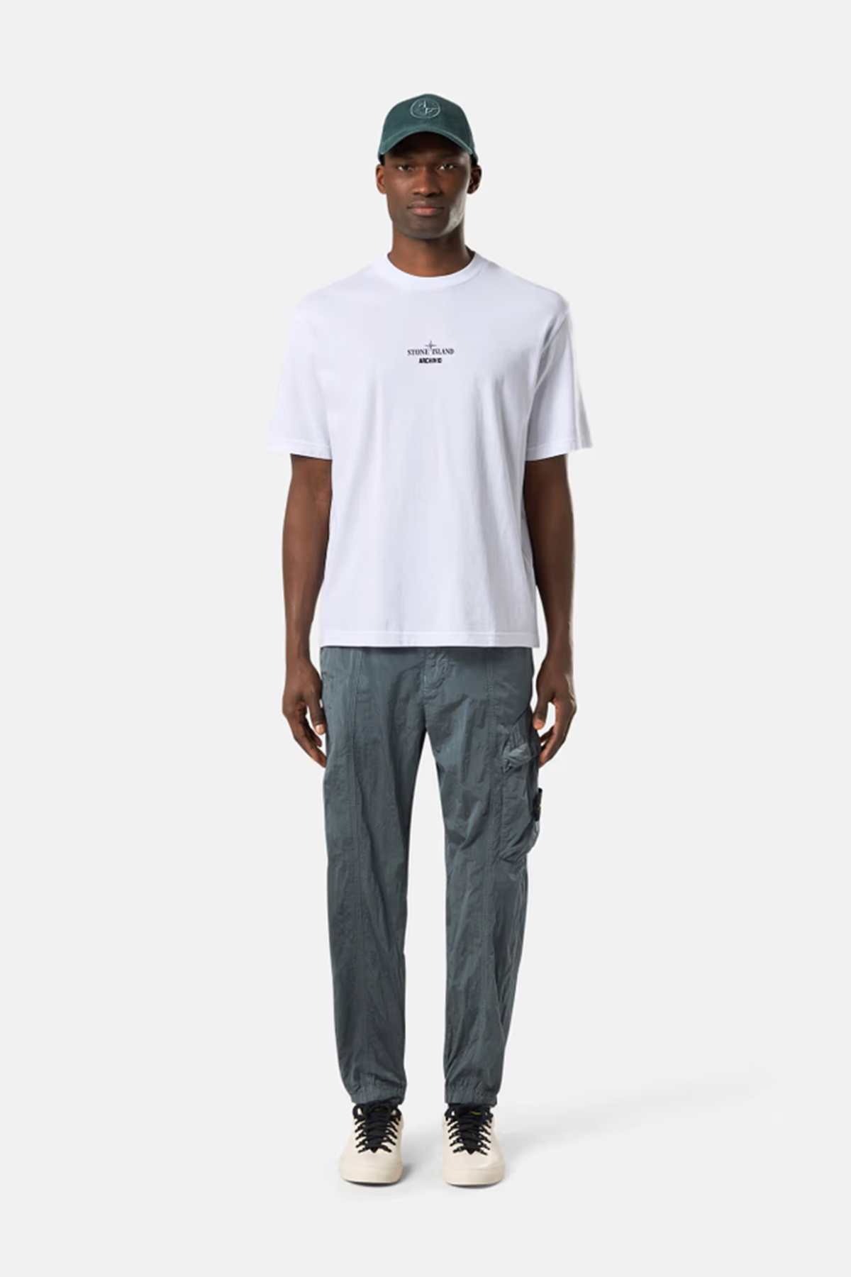 Stone Island Herren T-Shirt Weiss WEISS Bild 2