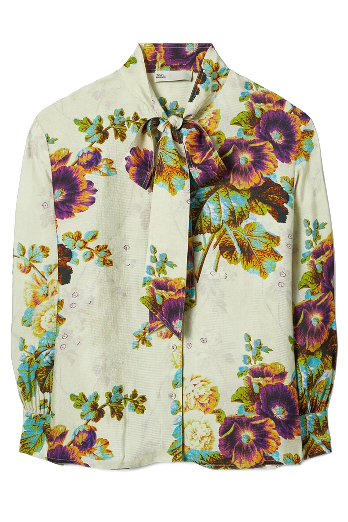 Tory Burch Damen Bluse Purple traditional Floral LILA Bild 1